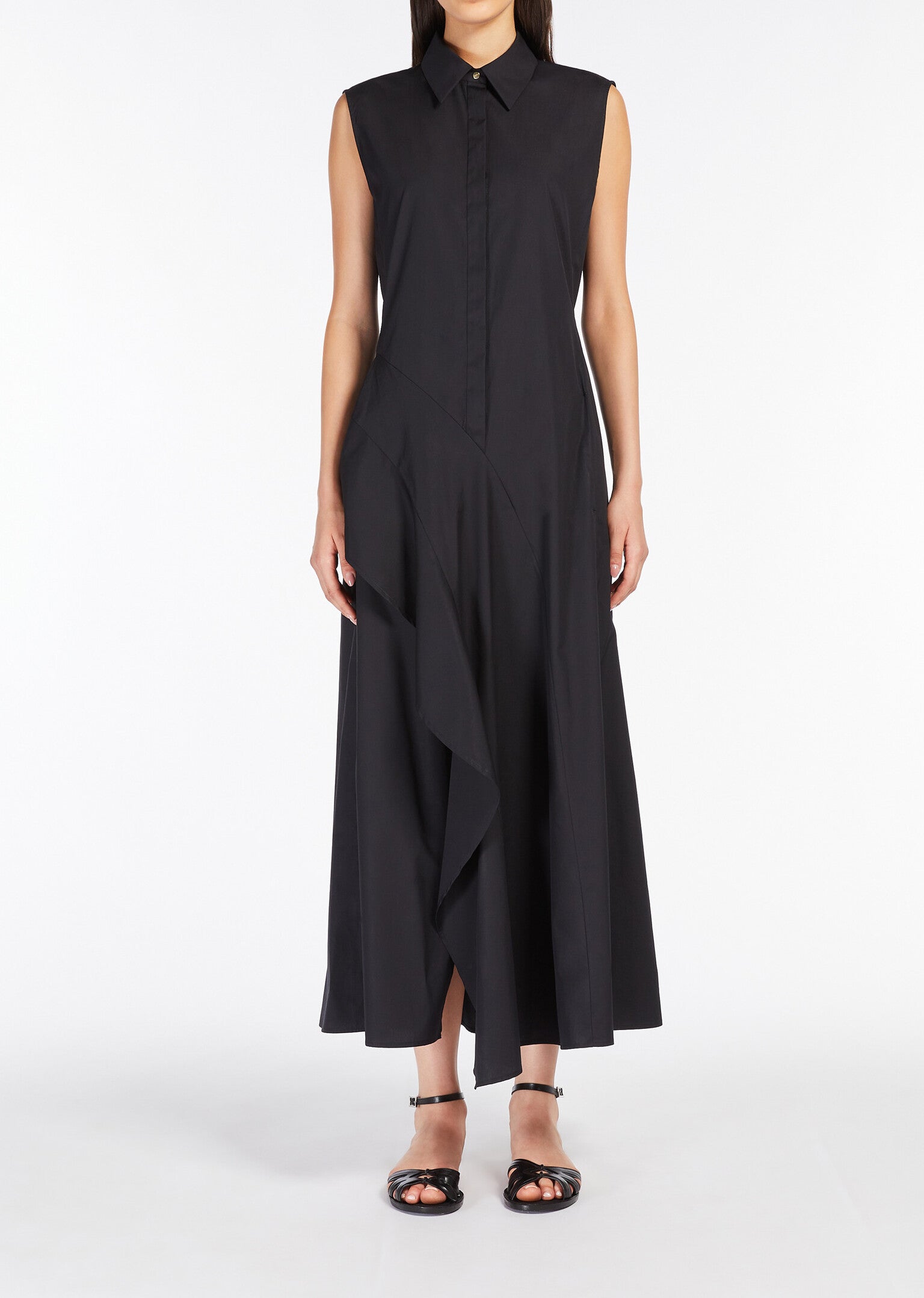MAX MARA Abito Donna Chemisier Keras-Nero