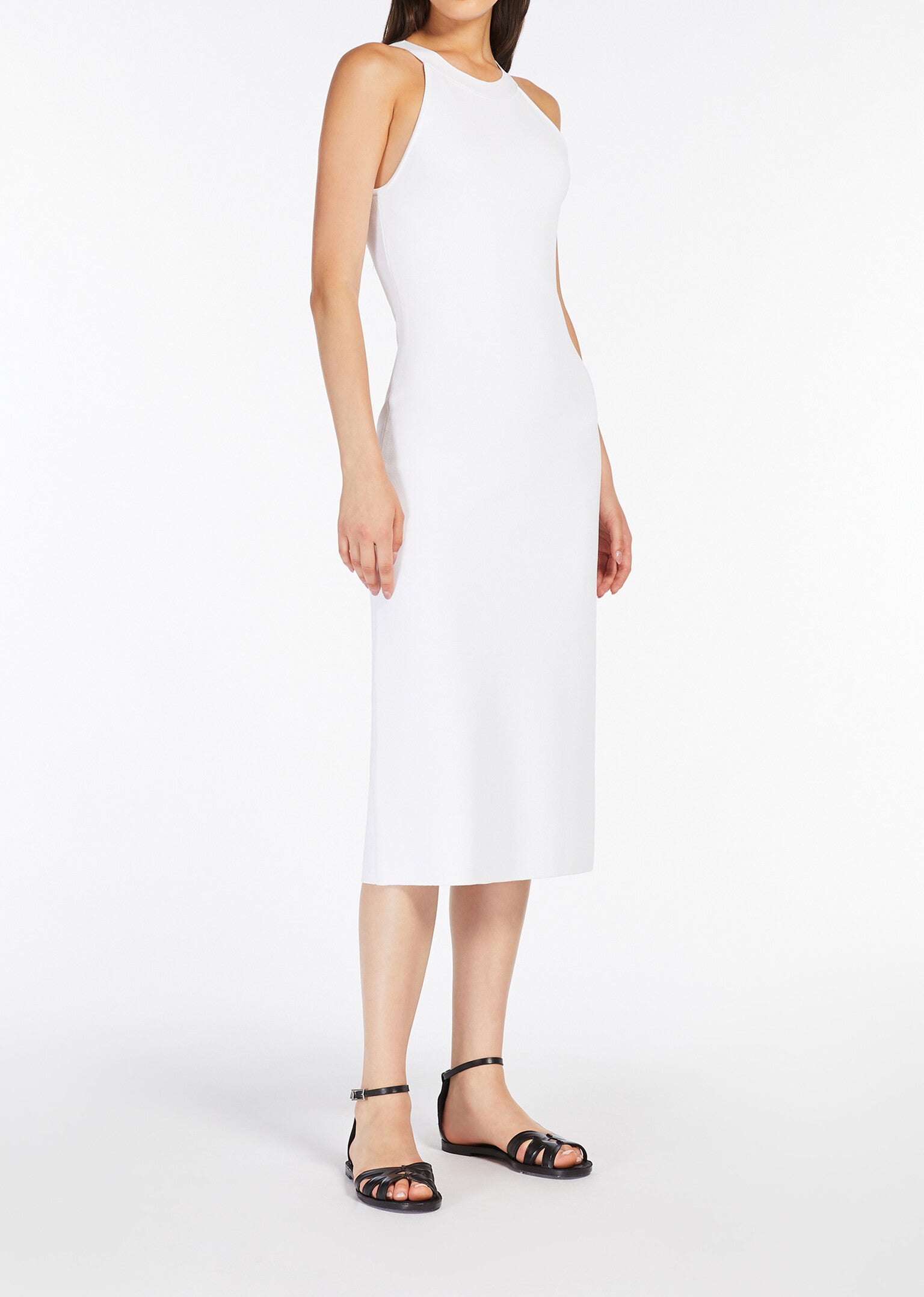 MAX MARA Abito Donna Midi Pirenei-Bianco Ottico