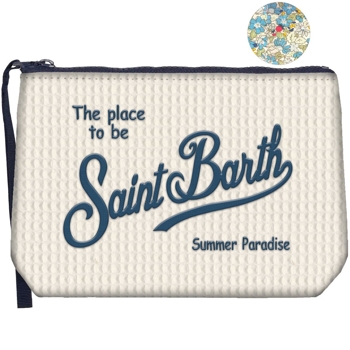 MC2 SAINT BARTH Pochette Aline Soft-Waffle Beige