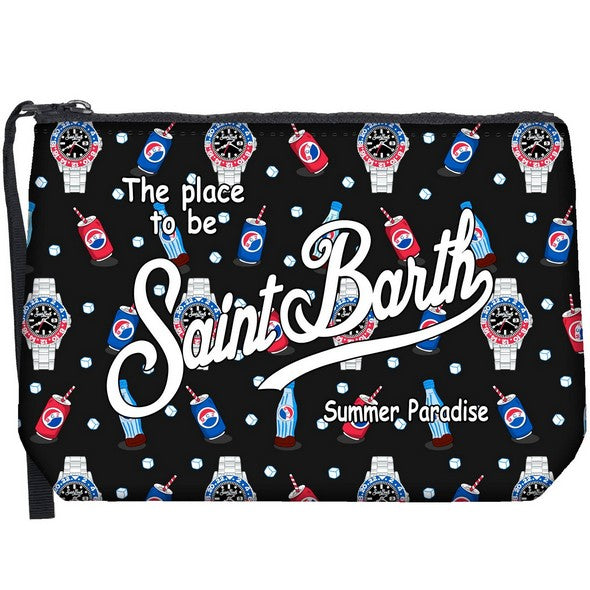 MC2 SAINT BARTH Pochette Aline-Watch Break Nero