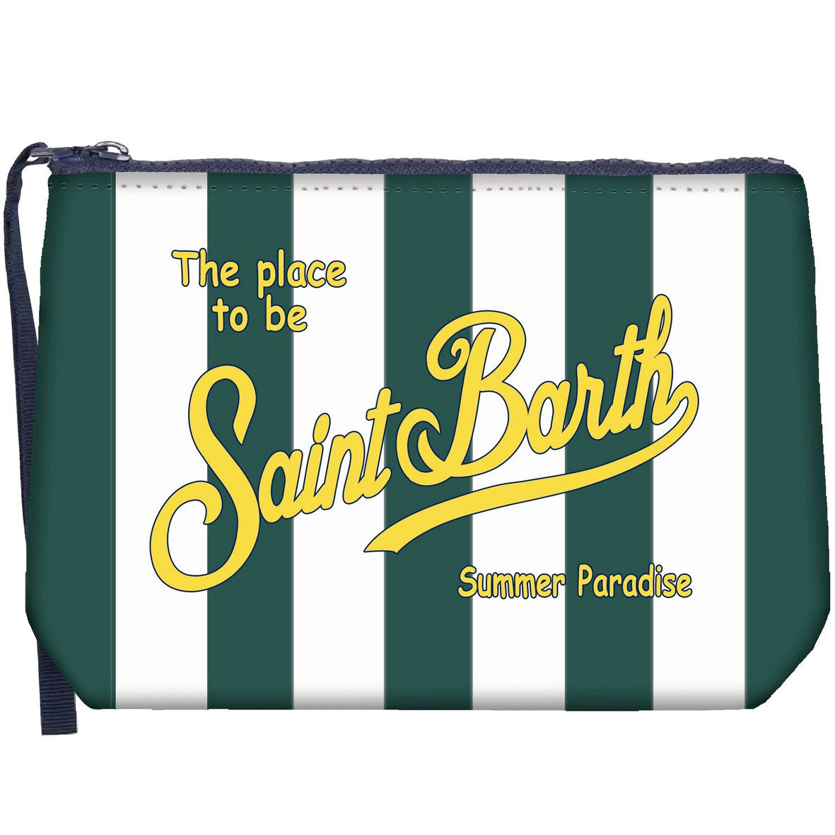MC2 SAINT BARTH Pochette Aline-Stripes Pop Verde