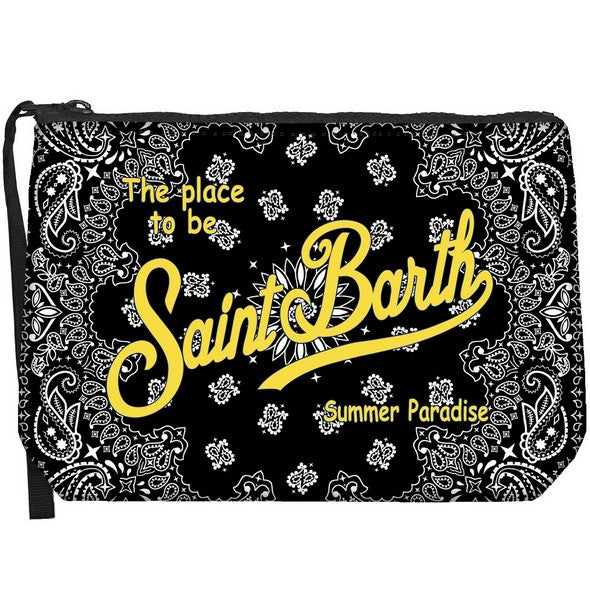 MC2 SAINT BARTH Pochette Aline-Bandanna Round Nero
