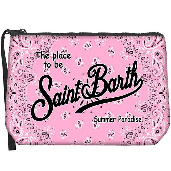 MC2 SAINT BARTH Pochette Aline-Bandanna Round Rosa