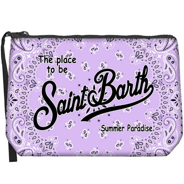 MC2 SAINT BARTH Pochette Aline-Bandanna Round Lilla