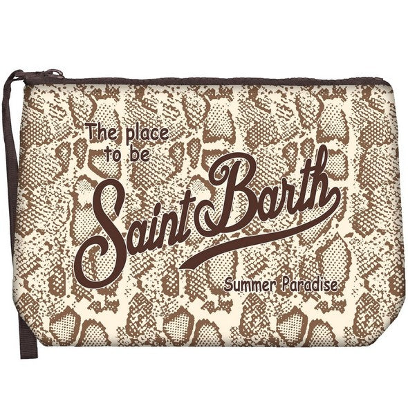 MC2 SAINT BARTH Pochette Aline-Snake Skin