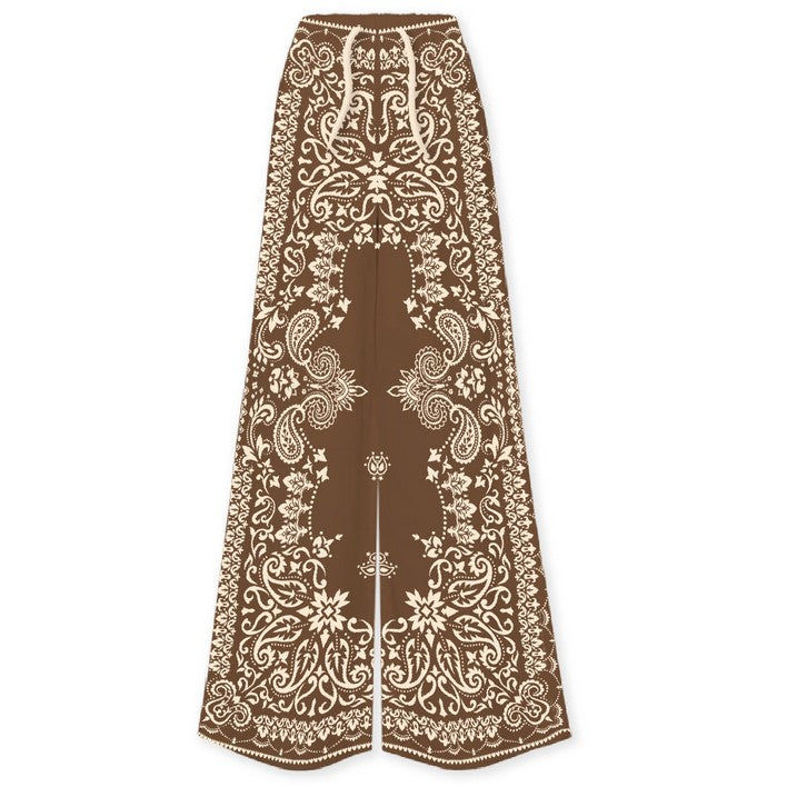 MC2 SAINT BARTH Pantalone Donna Ikaria-Bandanna Paisley Marrone