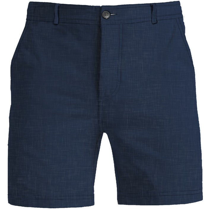 MC2 SAINT BARTH Shorts Uomo Ischia Linen-Marine Blue