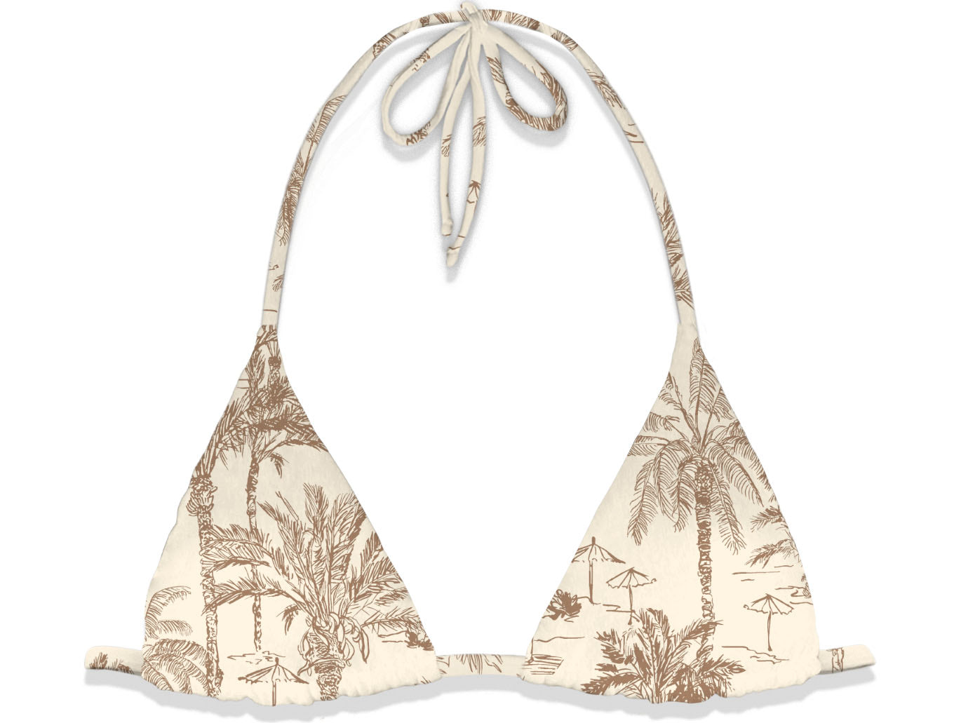MC2 SAINT BARTH Costume Triangolo Donna Leah-Saint Beach Beige