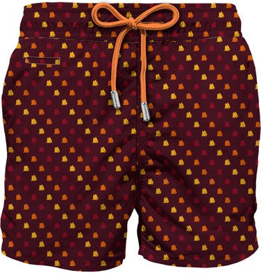 MC2 SAINT BARTH Boxer Uomo Lighting Micro Fantasy-AS Roma Bordeaux