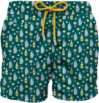 MC2 SAINT BARTH Boxer Uomo Lighting Micro Fantasy-Tonic Water Verde