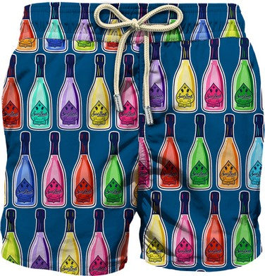 MC2 SAINT BARTH Boxer Uomo Lighting-Cheers Navy