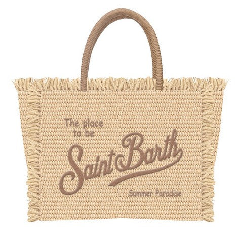 MC2 SAINT BARTH Borsa Vanity Mini Straw N-Naturale