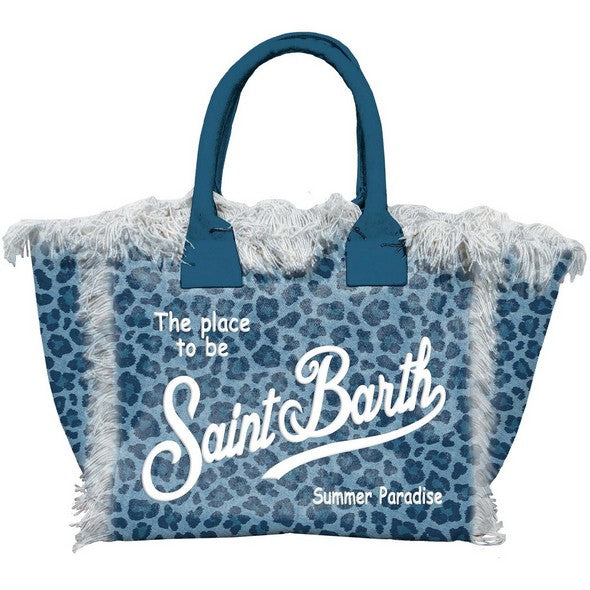 MC2 SAINT BARTH Borsa Vanity-Denim Leo