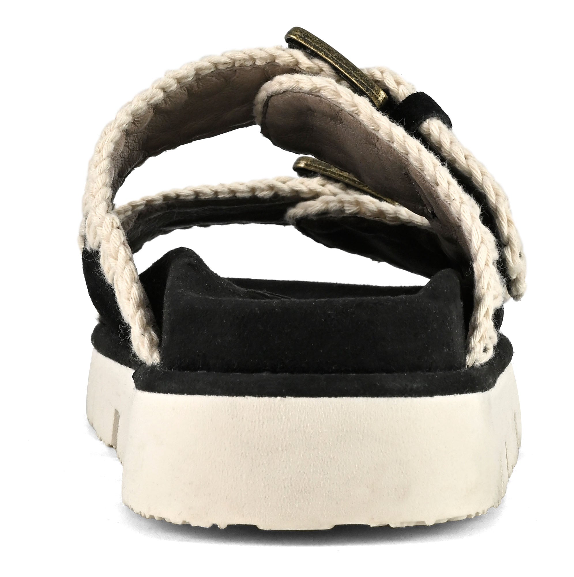 MOU Sandalo Bio two buckles-Black White