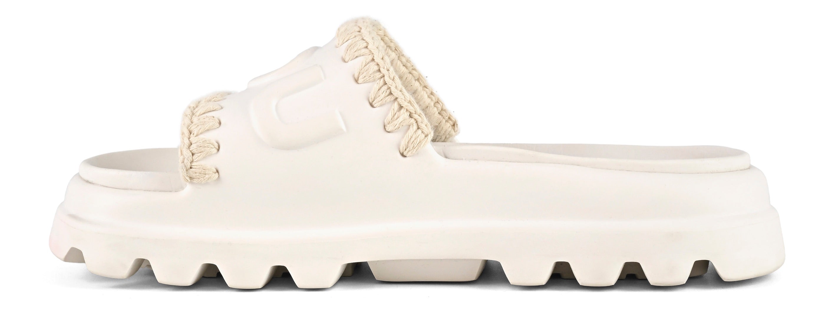 MOU Ciabatta Eva one-piece slide-White