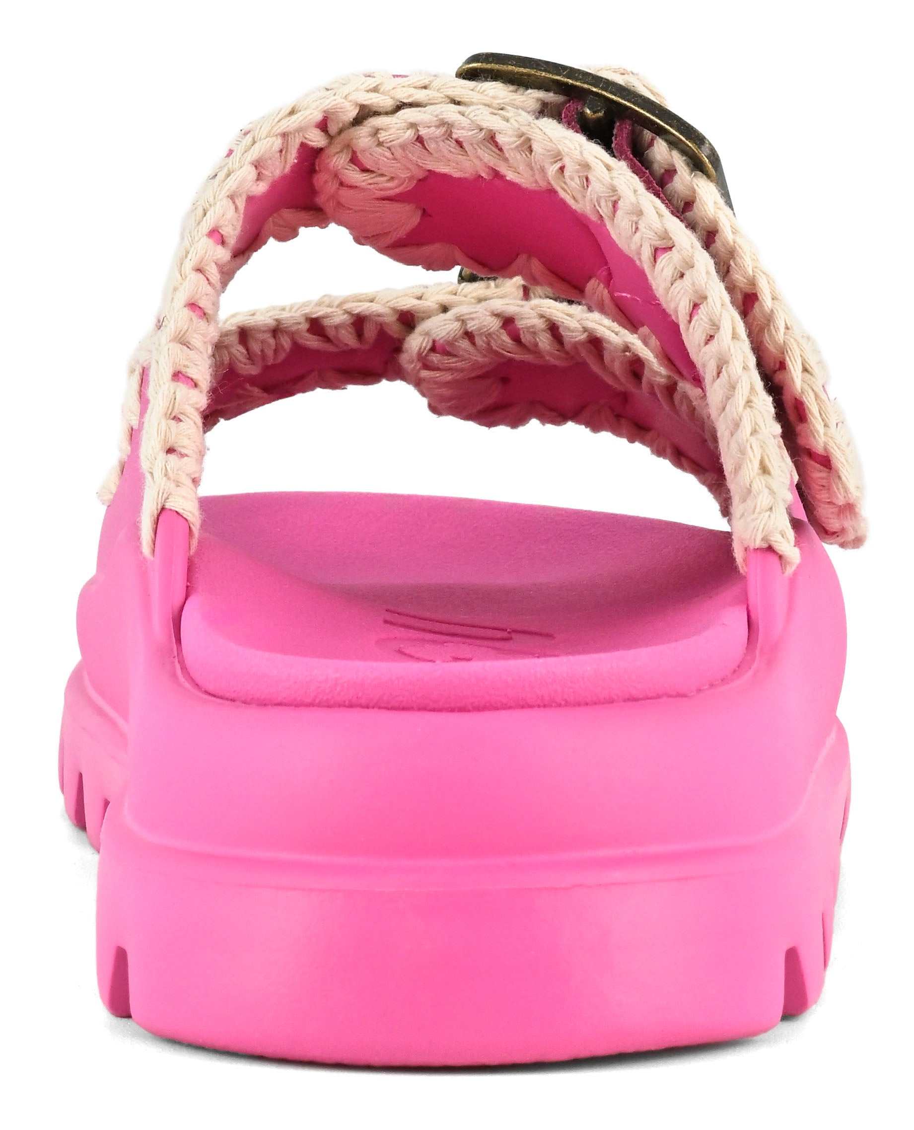 MOU Ciabatta Eva one-piece slide two-buckles-Fucsia