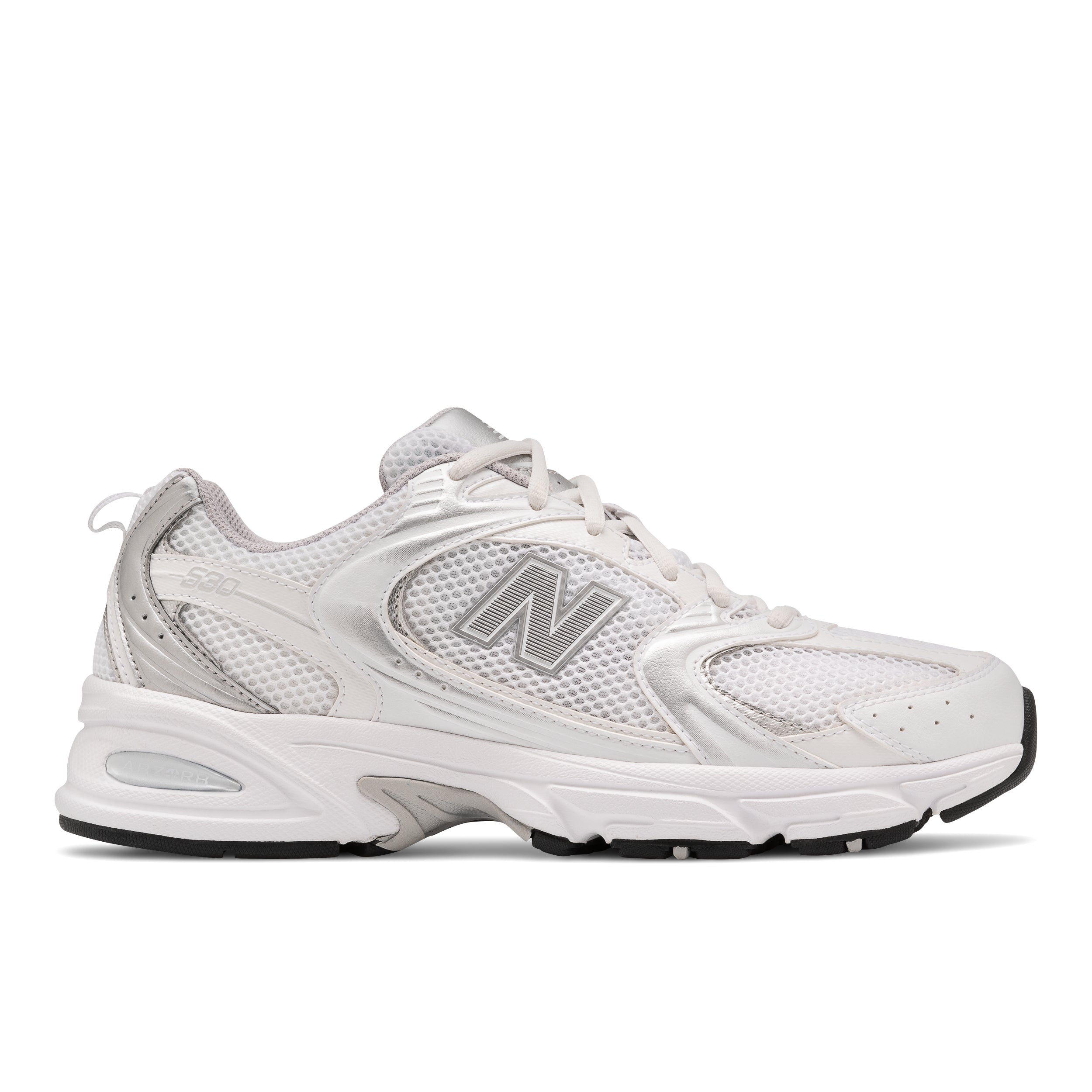 NEW BALANCE Sneaker Unisex 530-NB White Silver Metallic