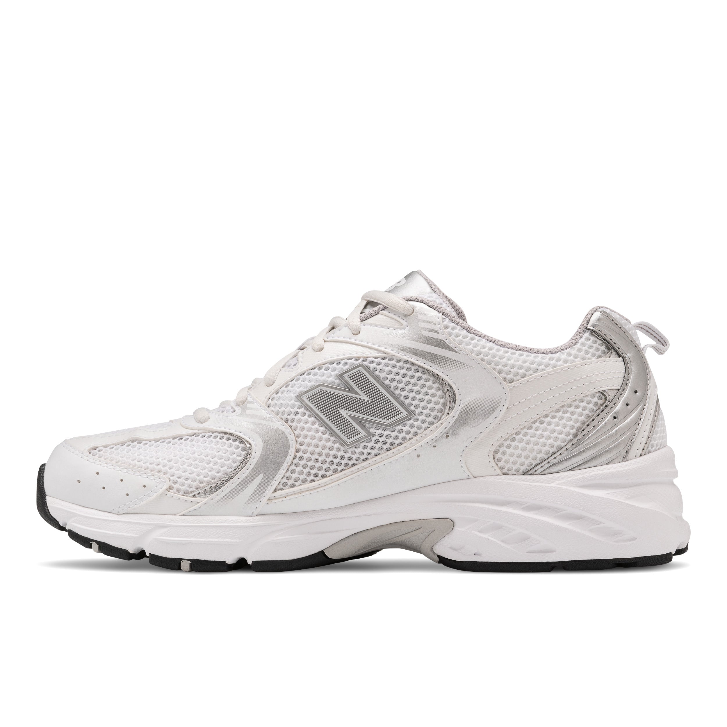 NEW BALANCE Sneaker Unisex 530-NB White Silver Metallic