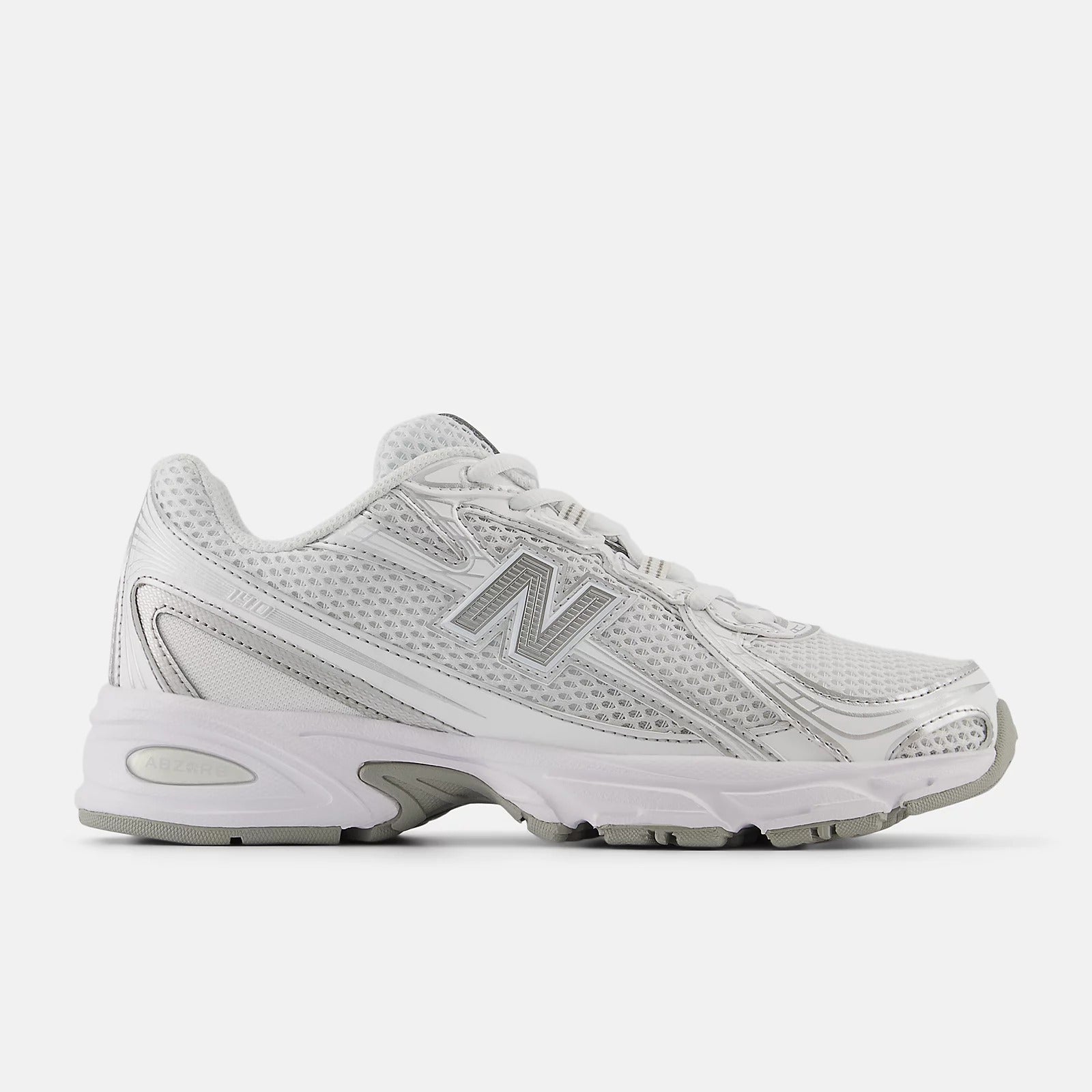 NEW BALANCE Sneaker Unisex 740-White Silver Metallic Reflection