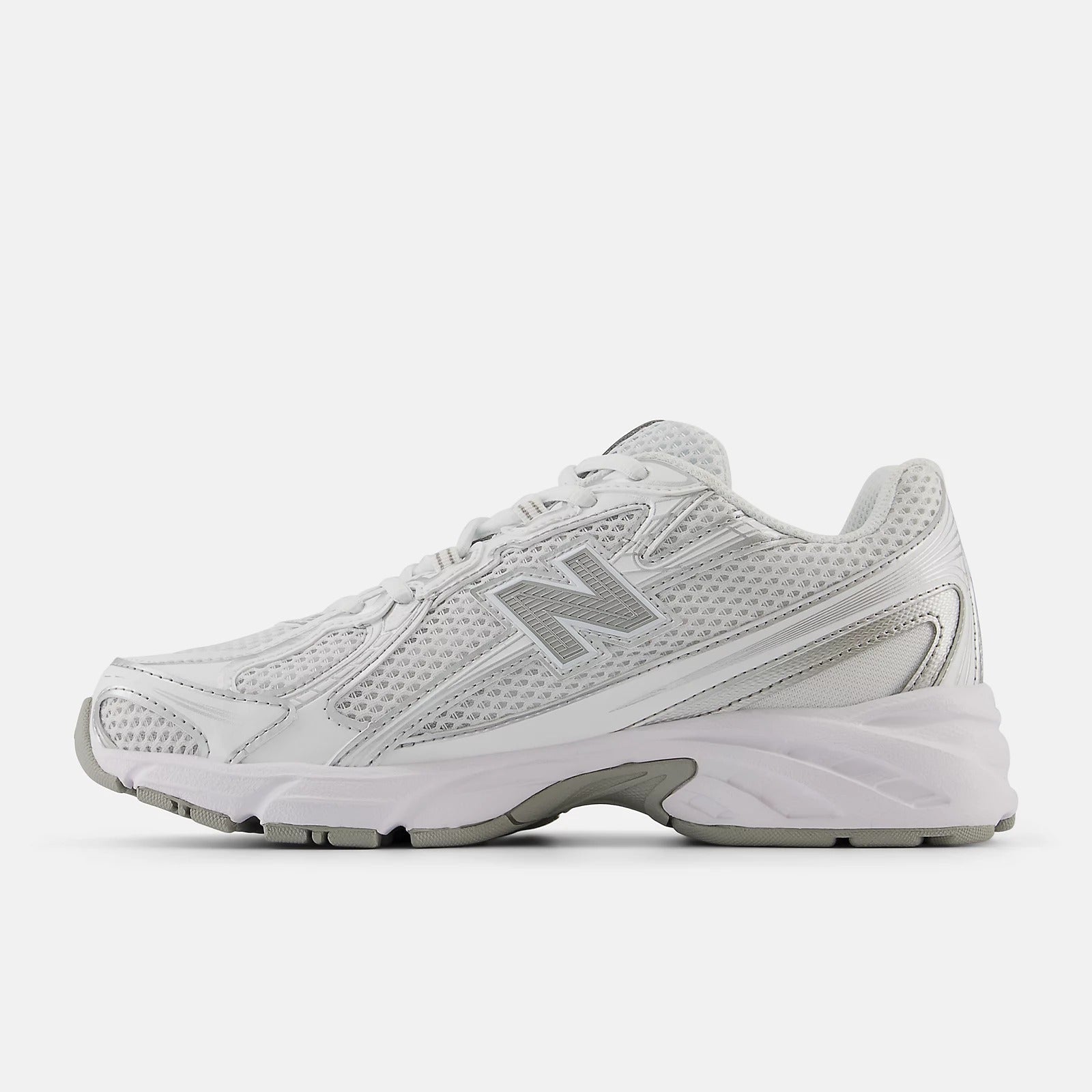 NEW BALANCE Sneaker Unisex 740-White Silver Metallic Reflection