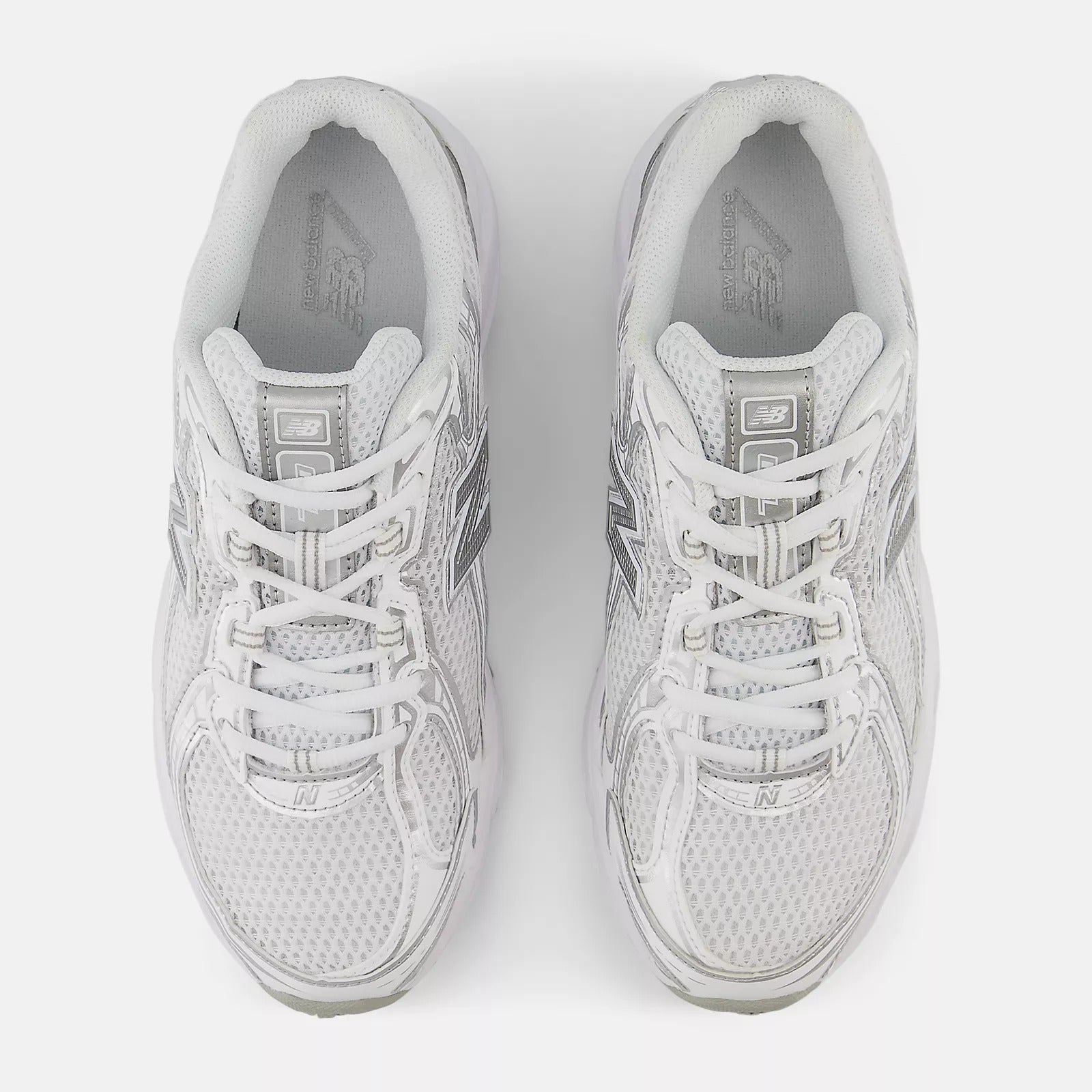 NEW BALANCE Sneaker Unisex 740-White Silver Metallic Reflection