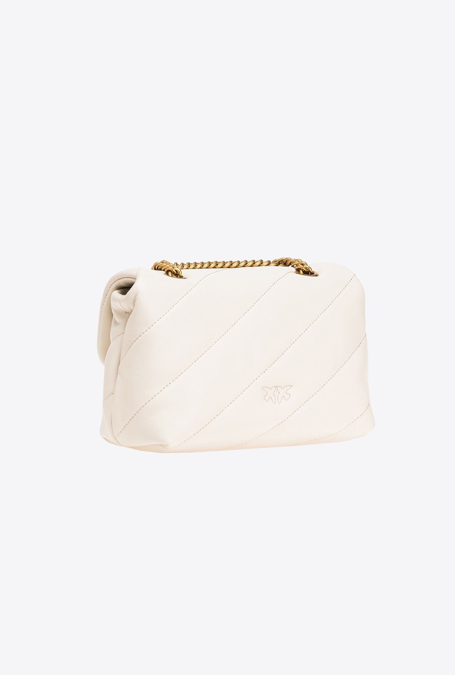 PINKO Borsa Love Puff Mini CL-Bianco Seta