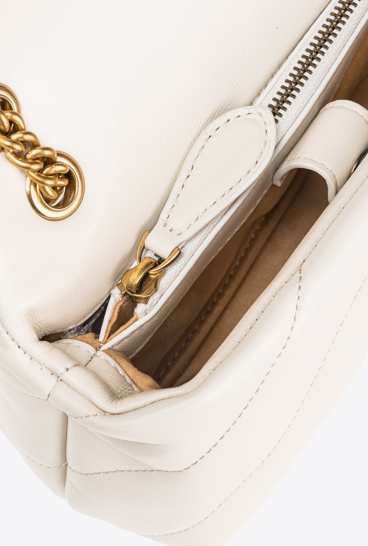 PINKO Borsa Love Puff Mini CL-Bianco Seta