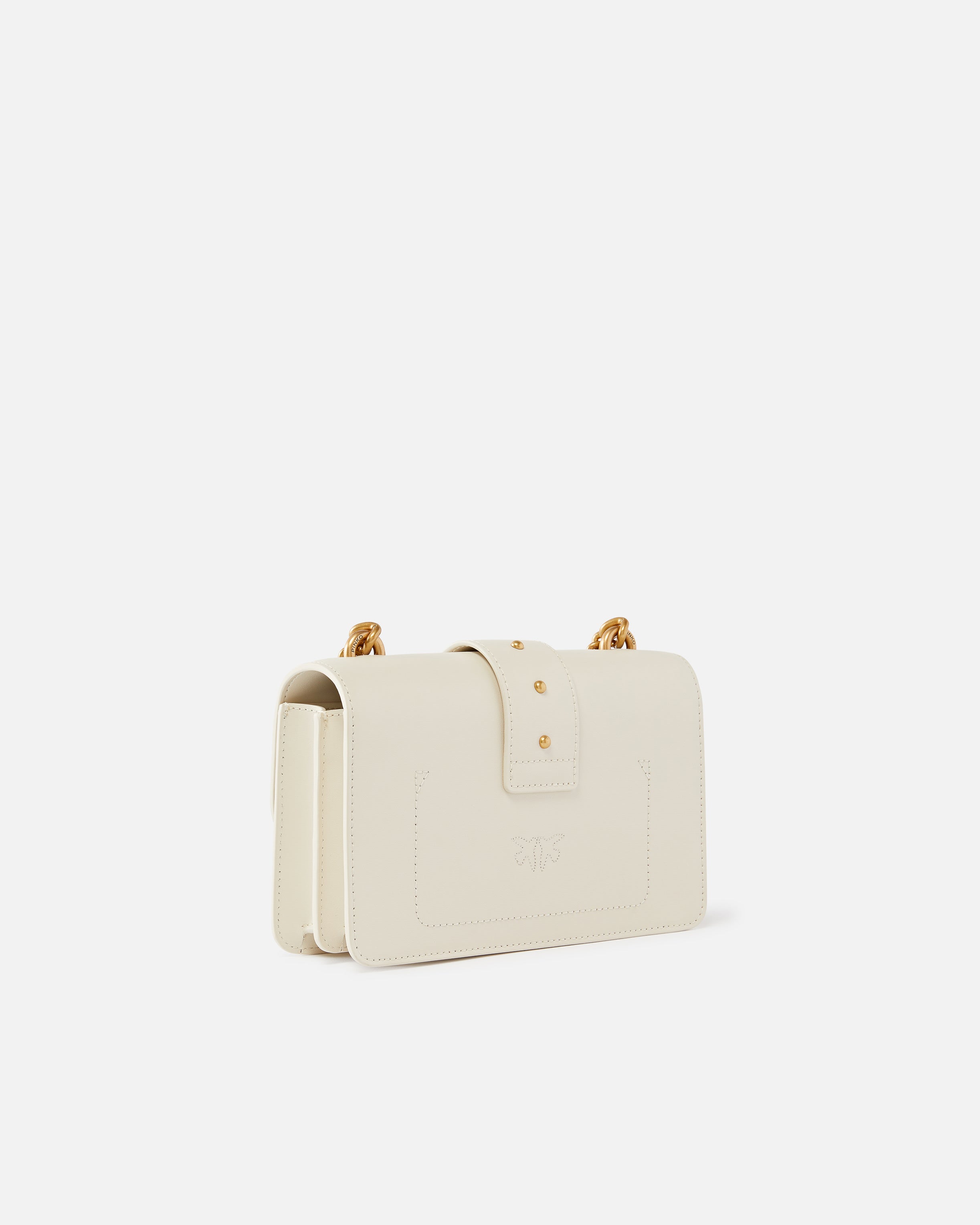 PINKO Borsa Love One mini-Bianco Seta