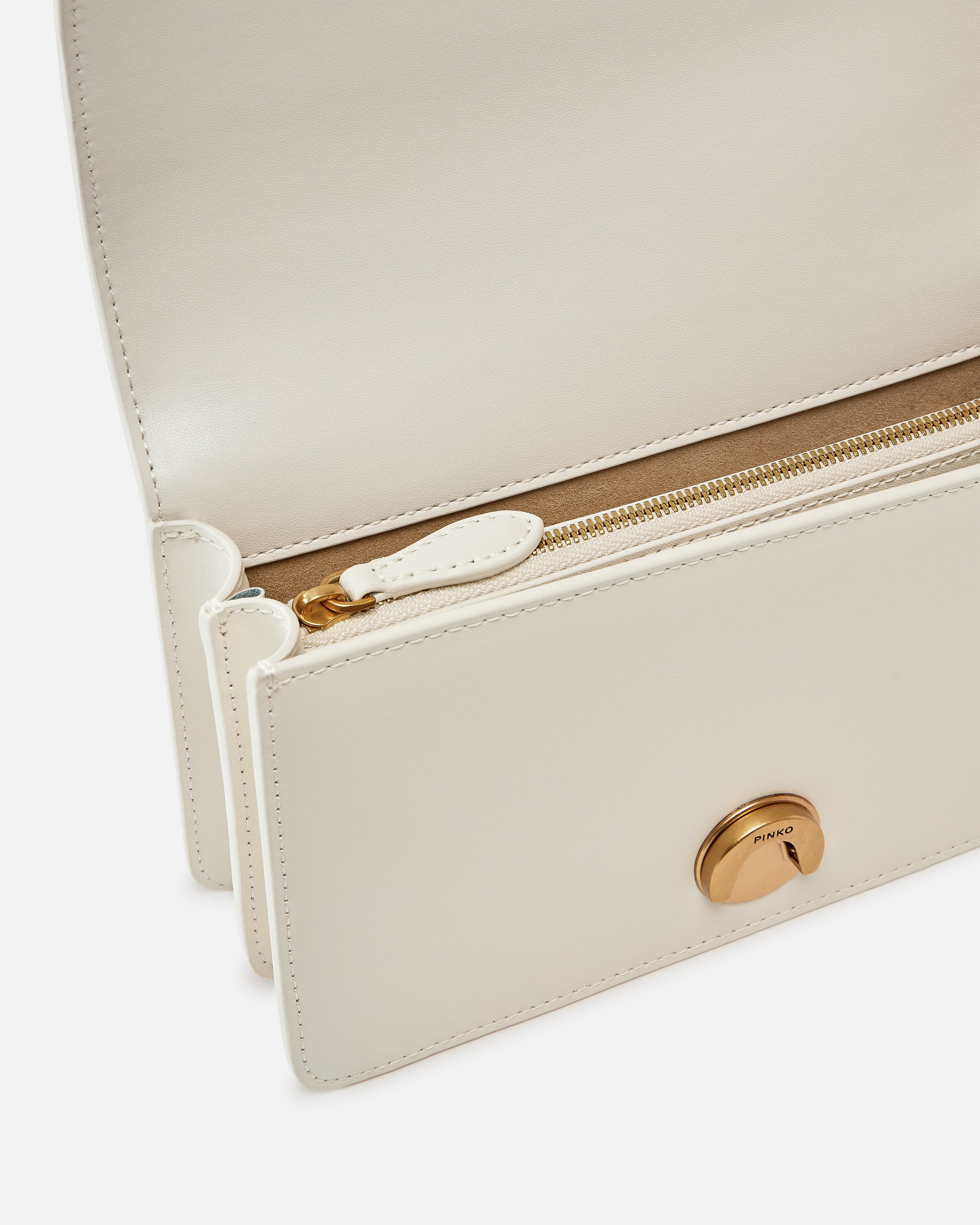 PINKO Borsa Love One mini-Bianco Seta