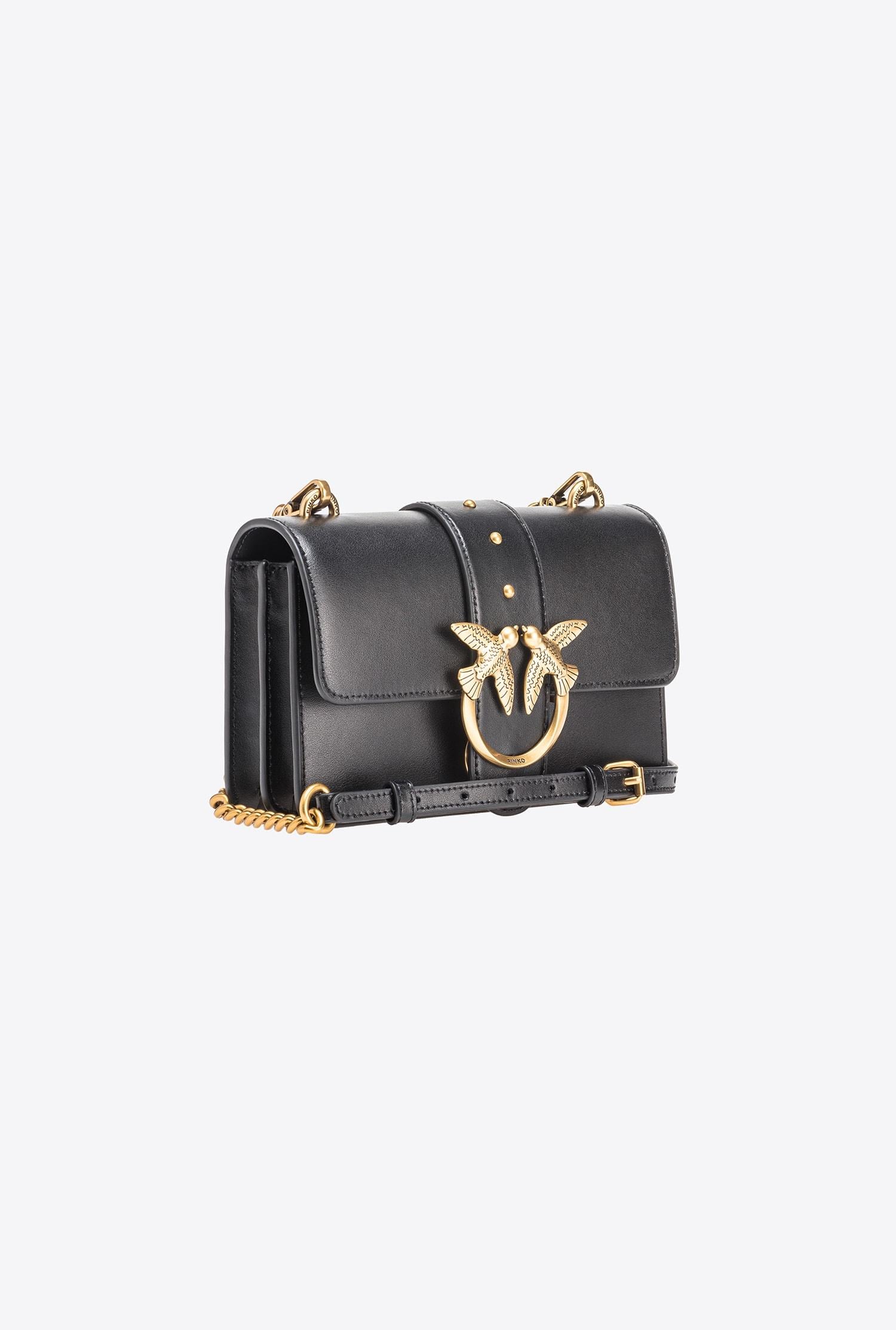 PINKO Borsa Love One mini-Nero