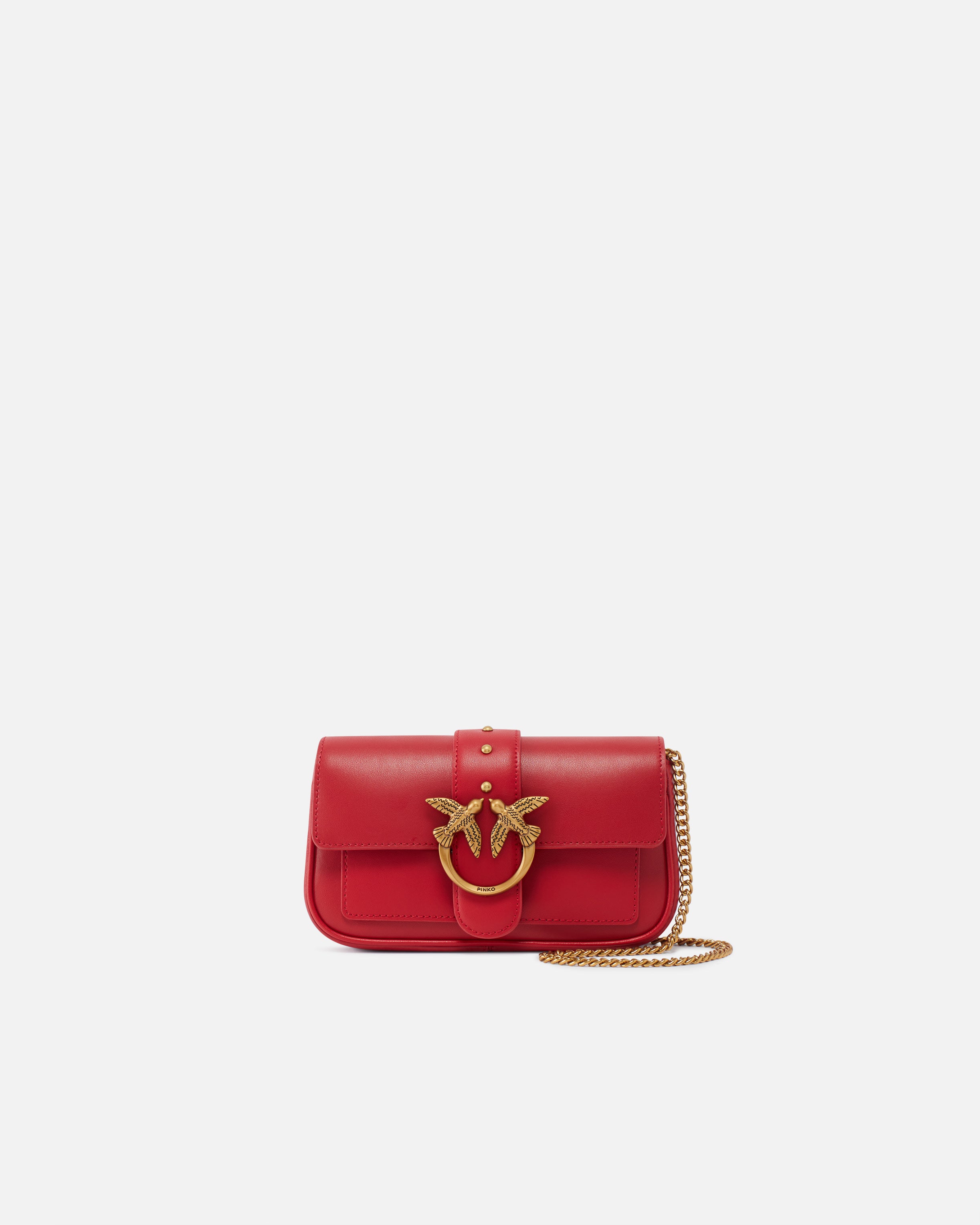 PINKO Borsa Love One Pocket-Rosso