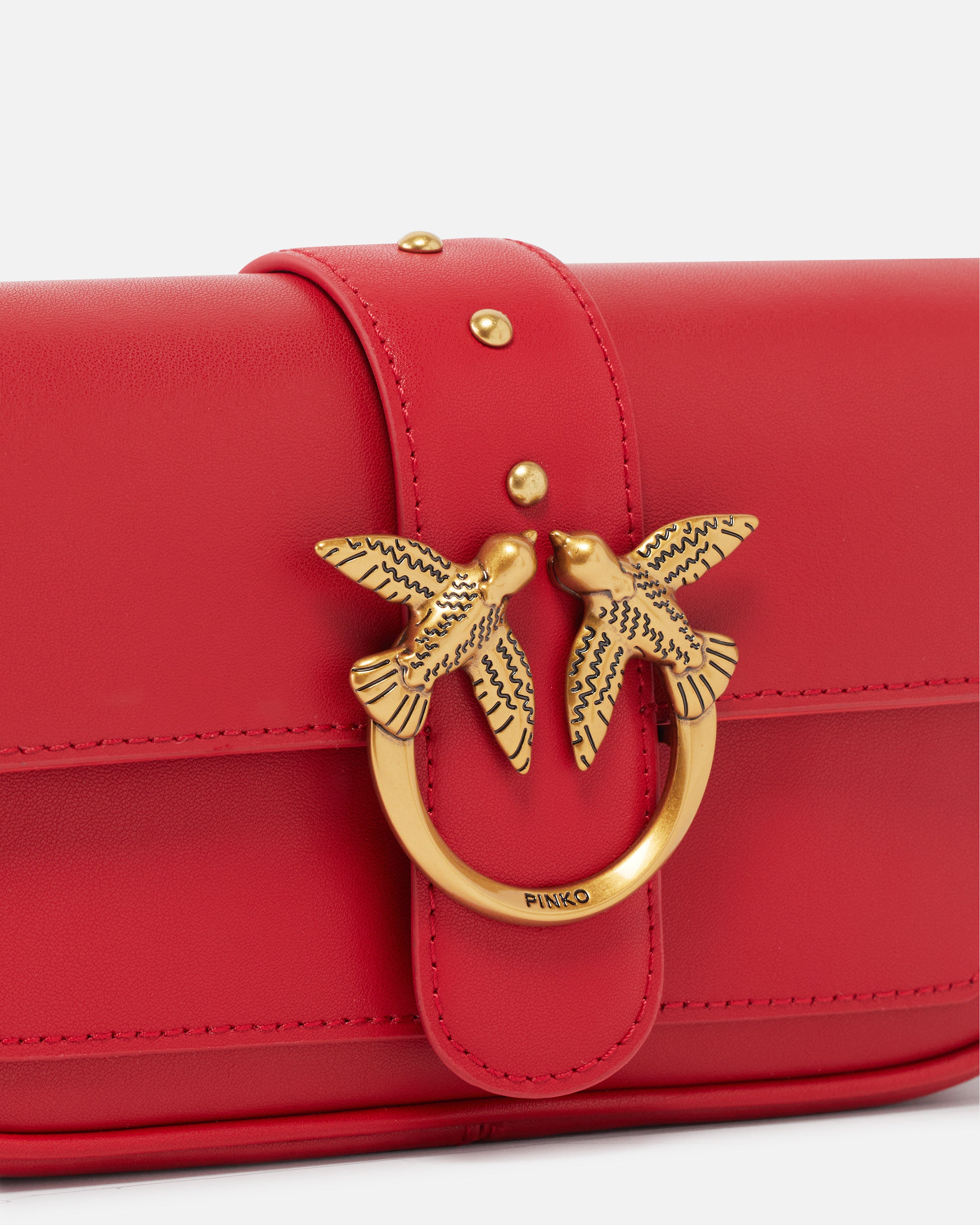 PINKO Borsa Love One Pocket-Rosso