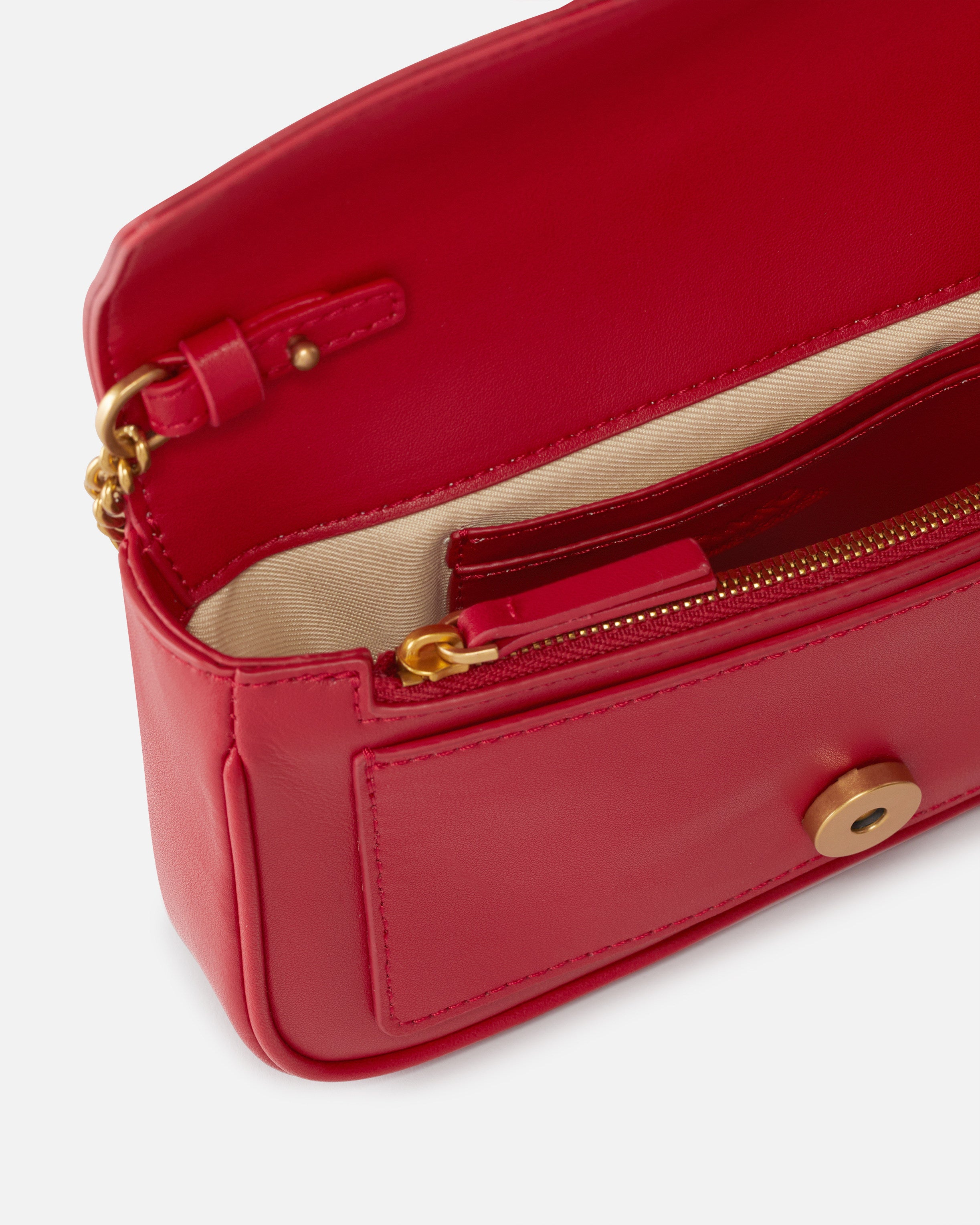 PINKO Borsa Love One Pocket-Rosso