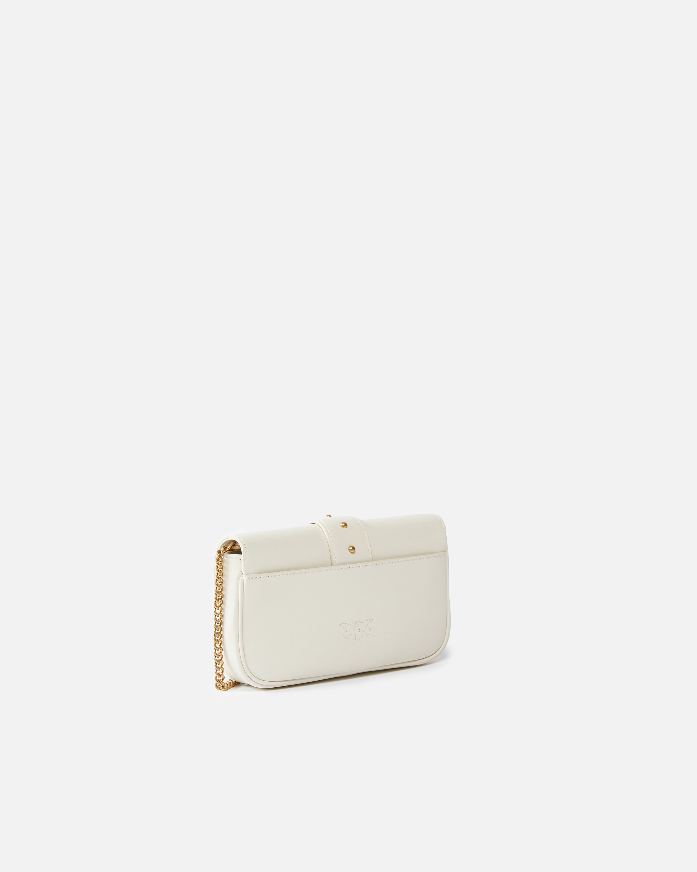 PINKO Borsa Love One Pocket-Bianco Seta