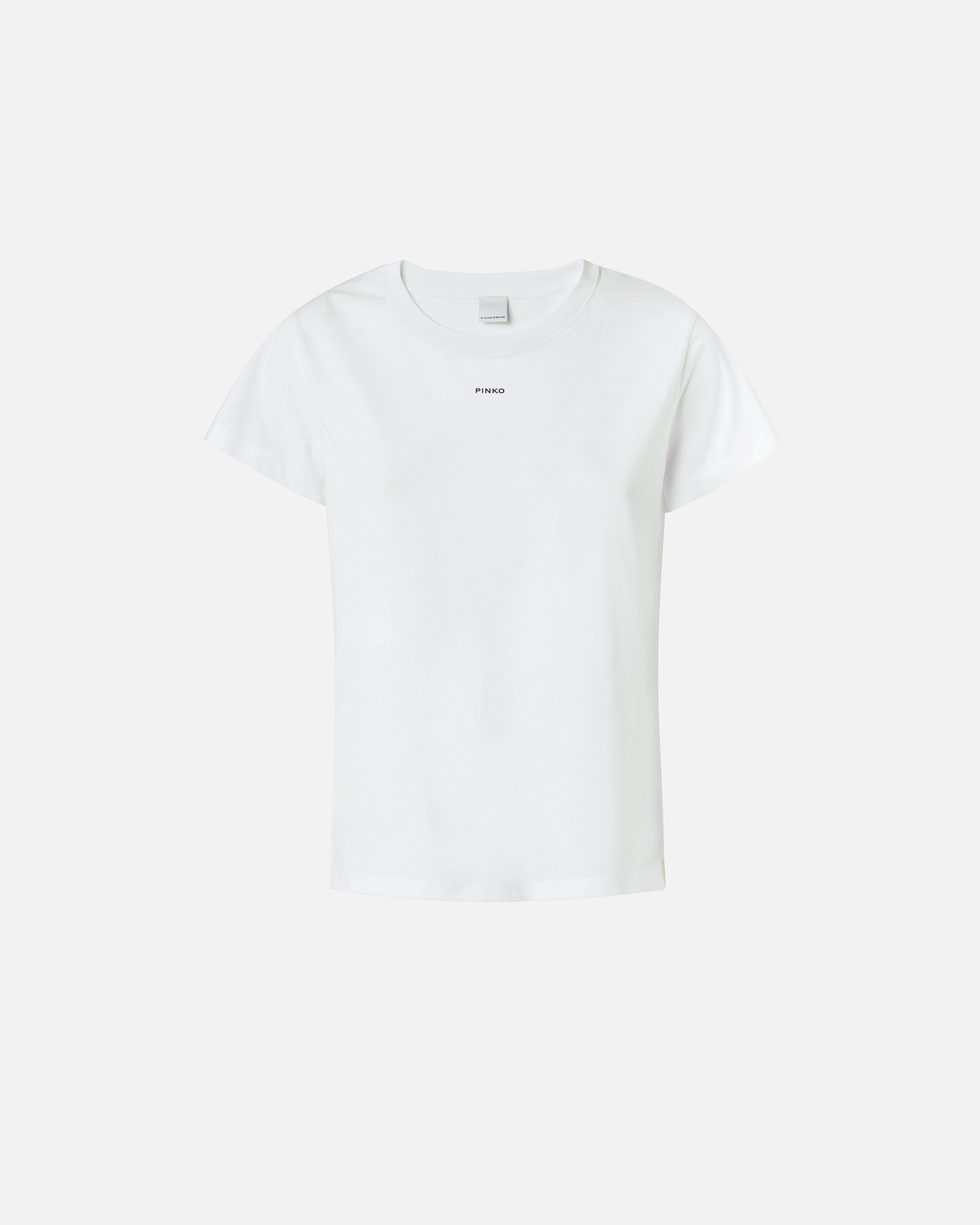 PINKO T-shirt Basico-Bianco Brillante