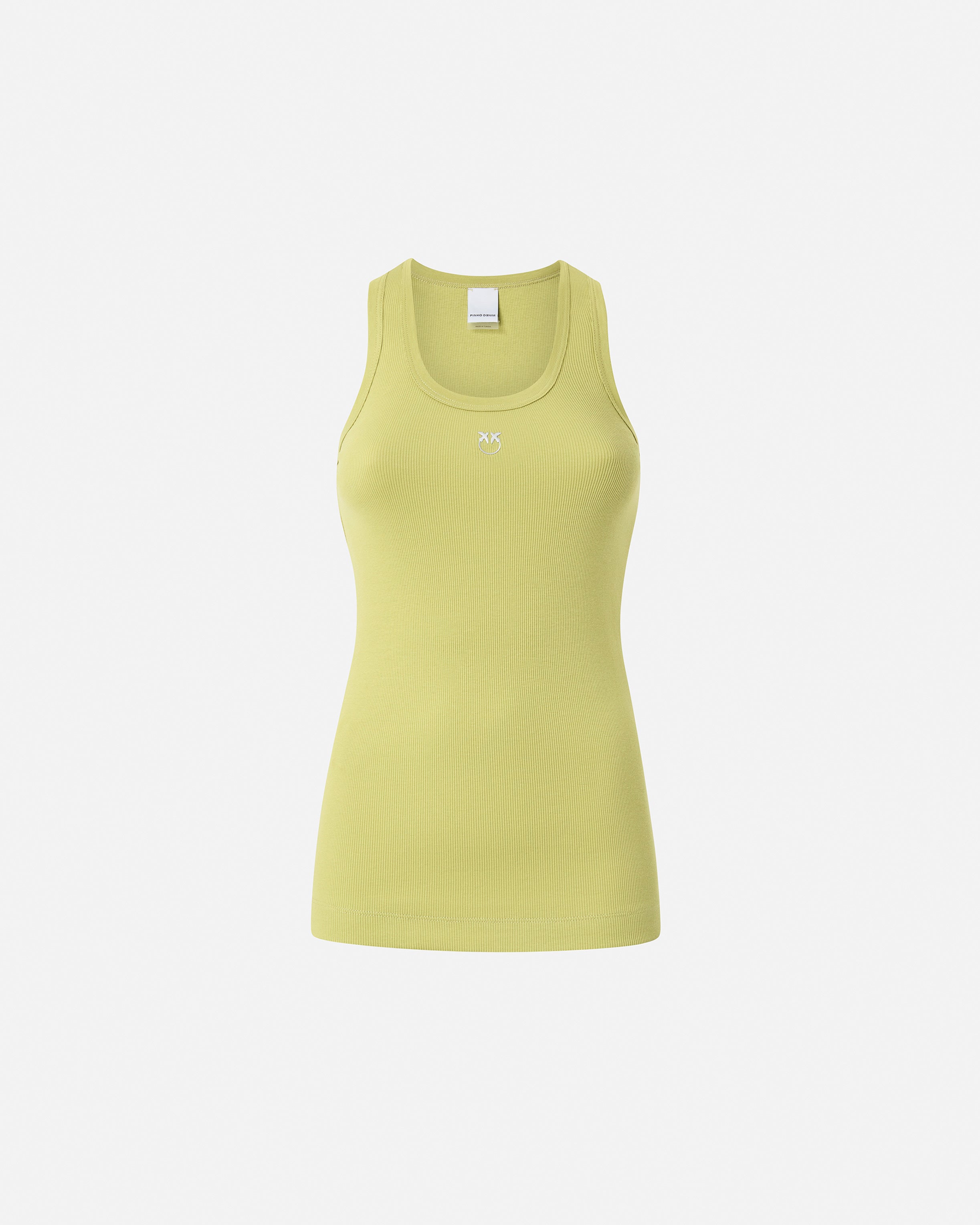 PINKO Canottiera Calcolatore-Verde Palma