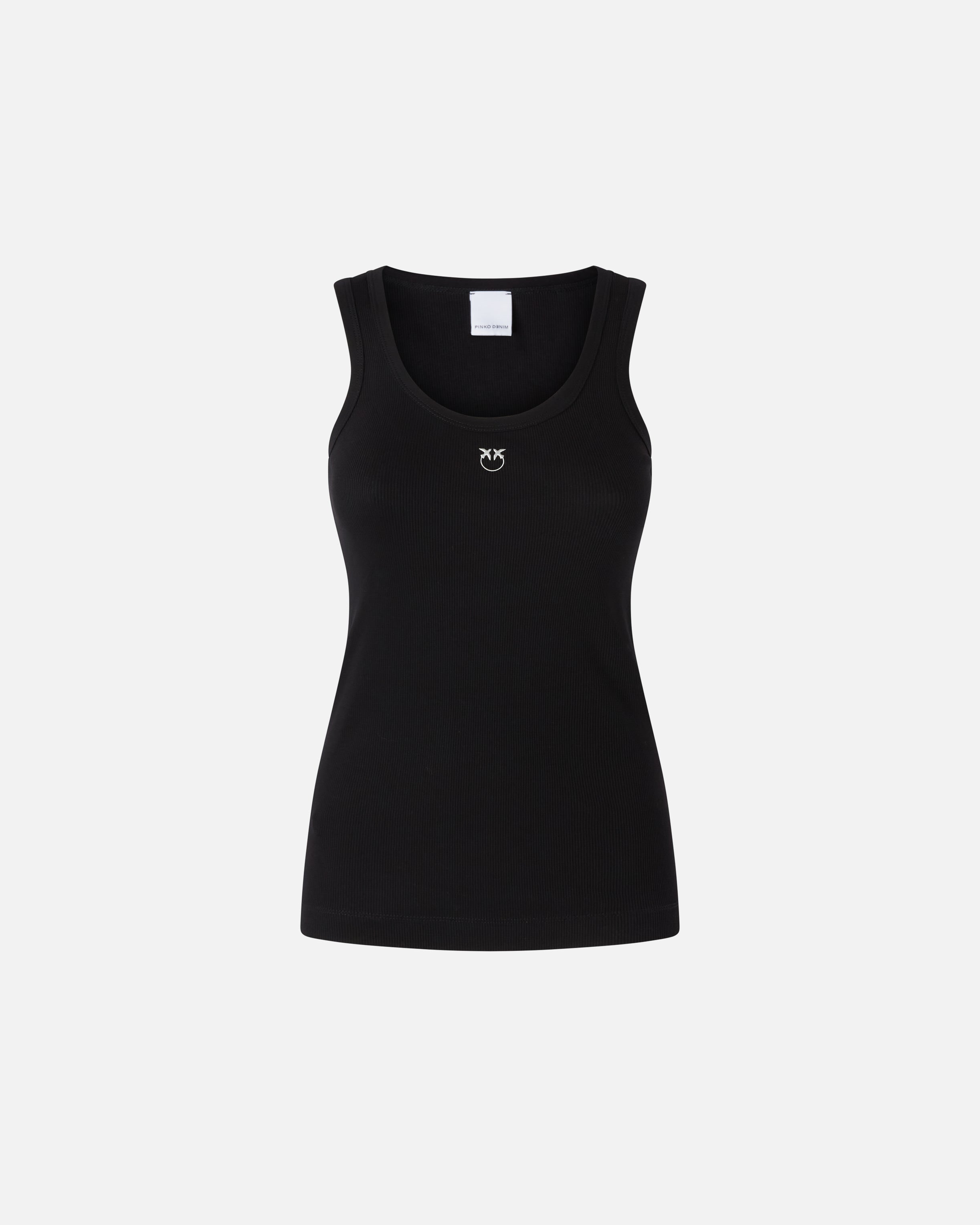 PINKO Canottiera Calcolatore-Nero Limousine