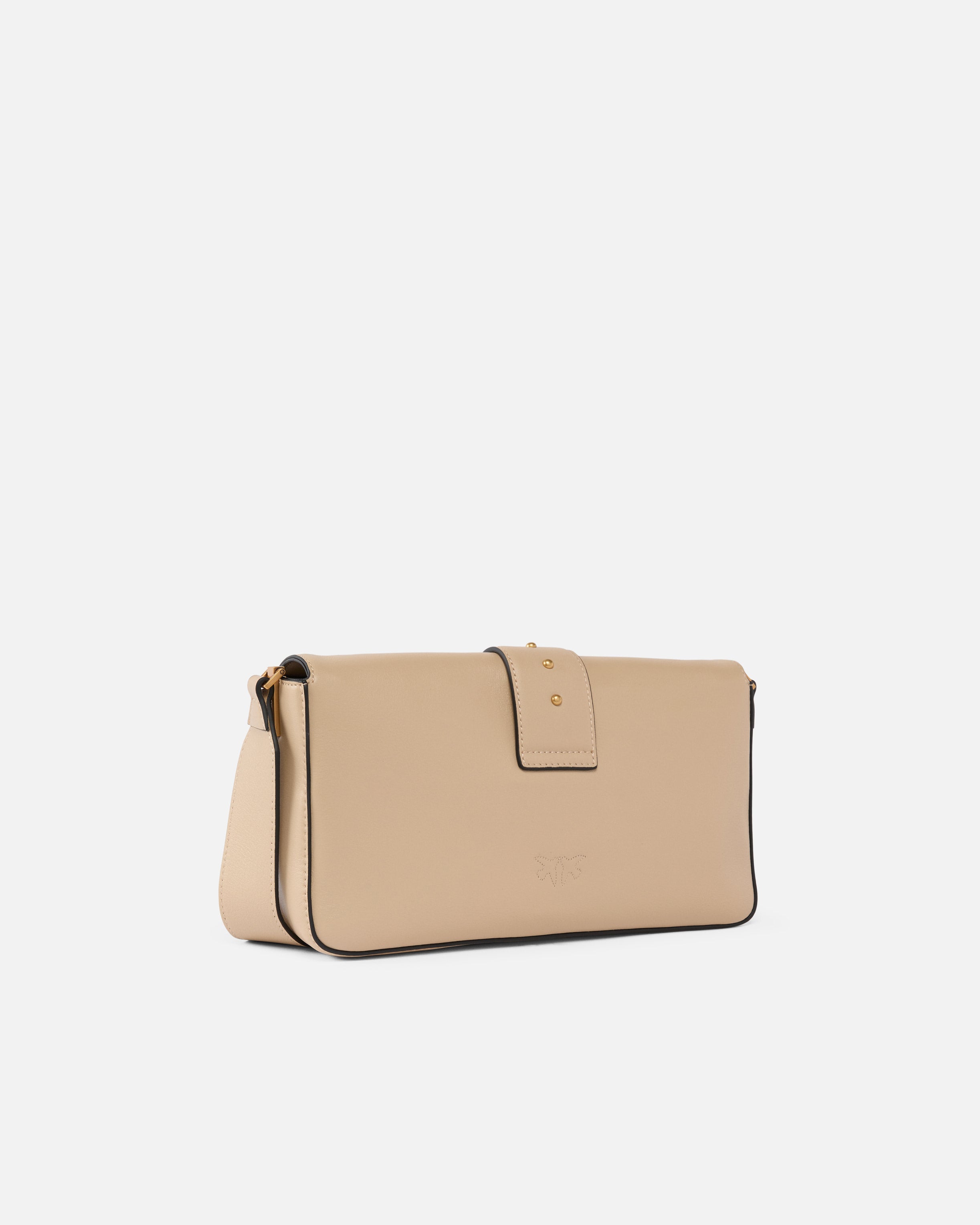 PINKO Borsa Love One Classic Slouchy Fl-Beige Grigio Fumo