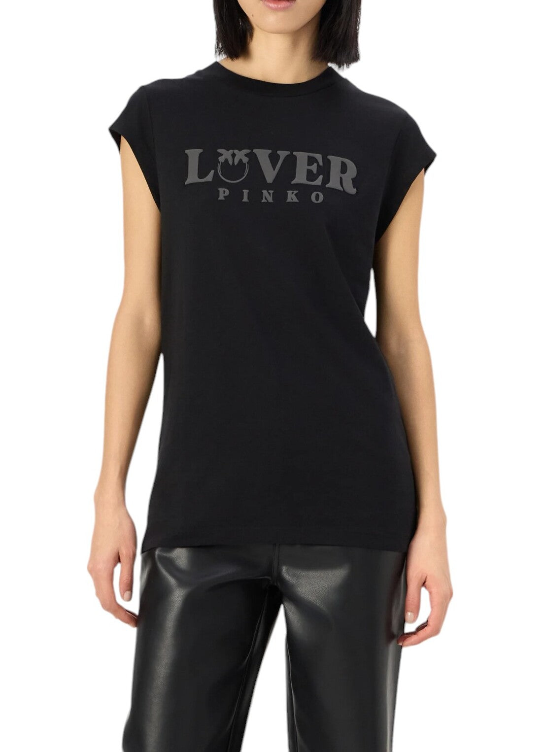 PINKO T-shirt Marrakech-Nero Limousine
