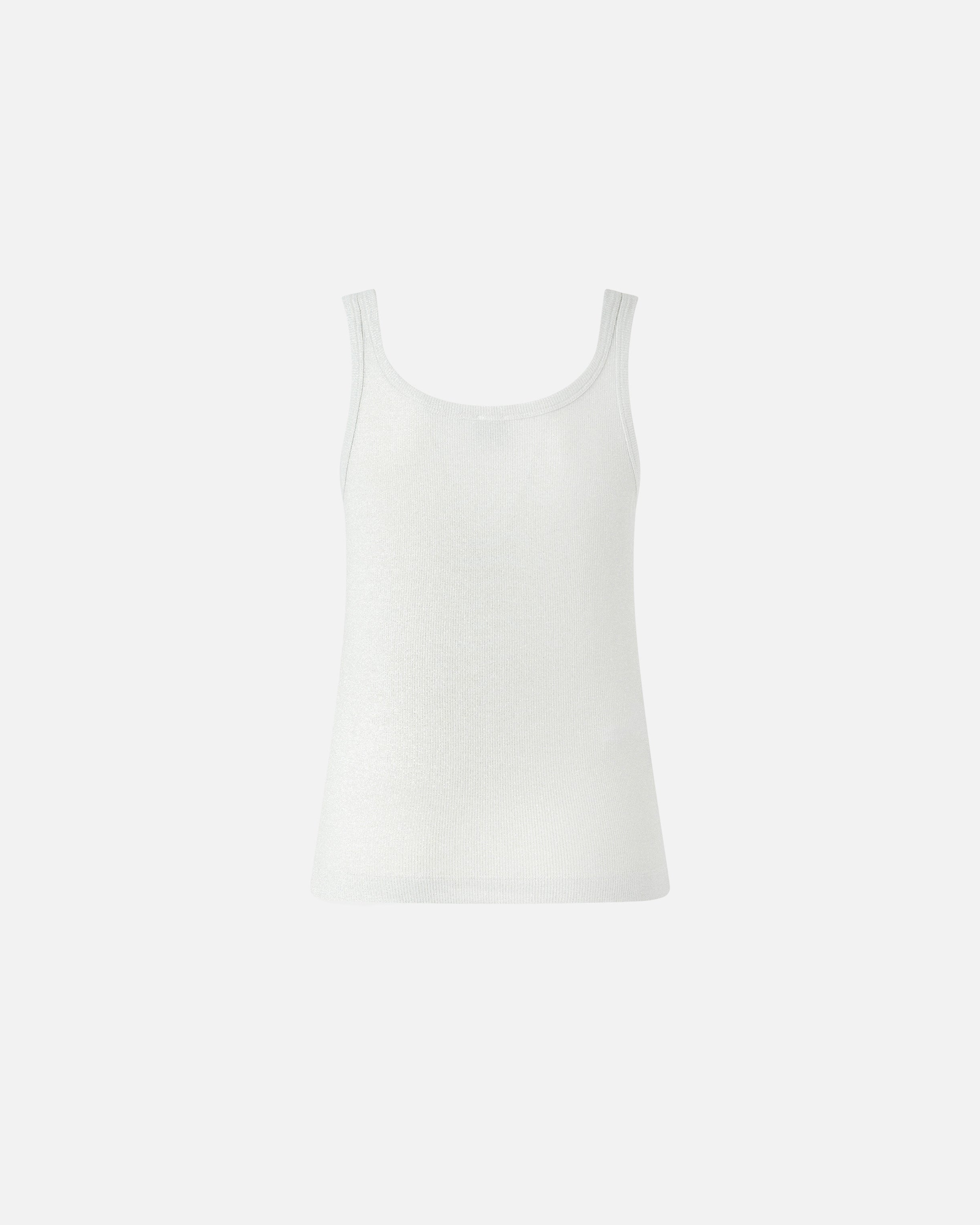 PINKO Canotta Chimera Lurex-Argento