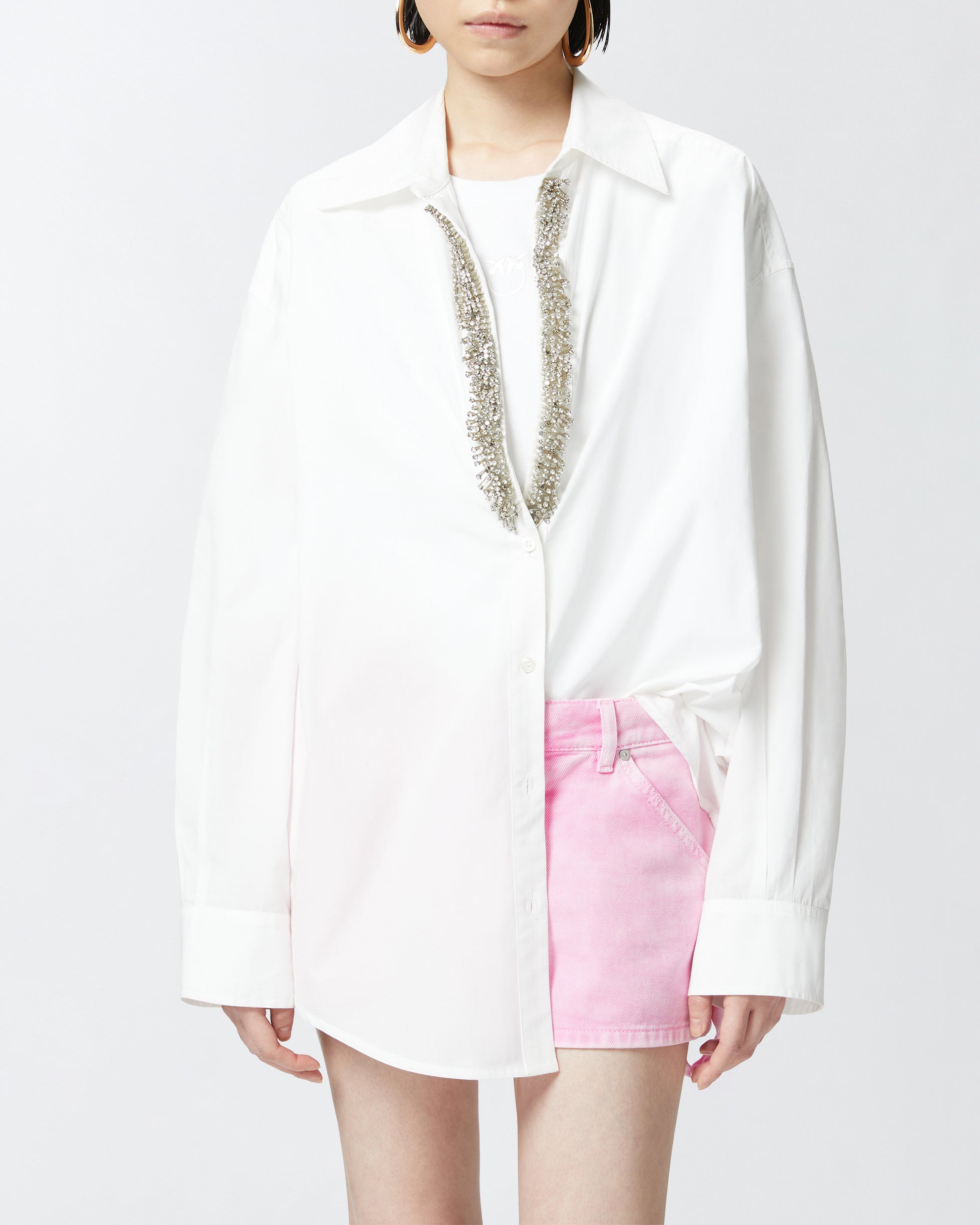 PINKO Camicia Capirai-Bianco Brillante
