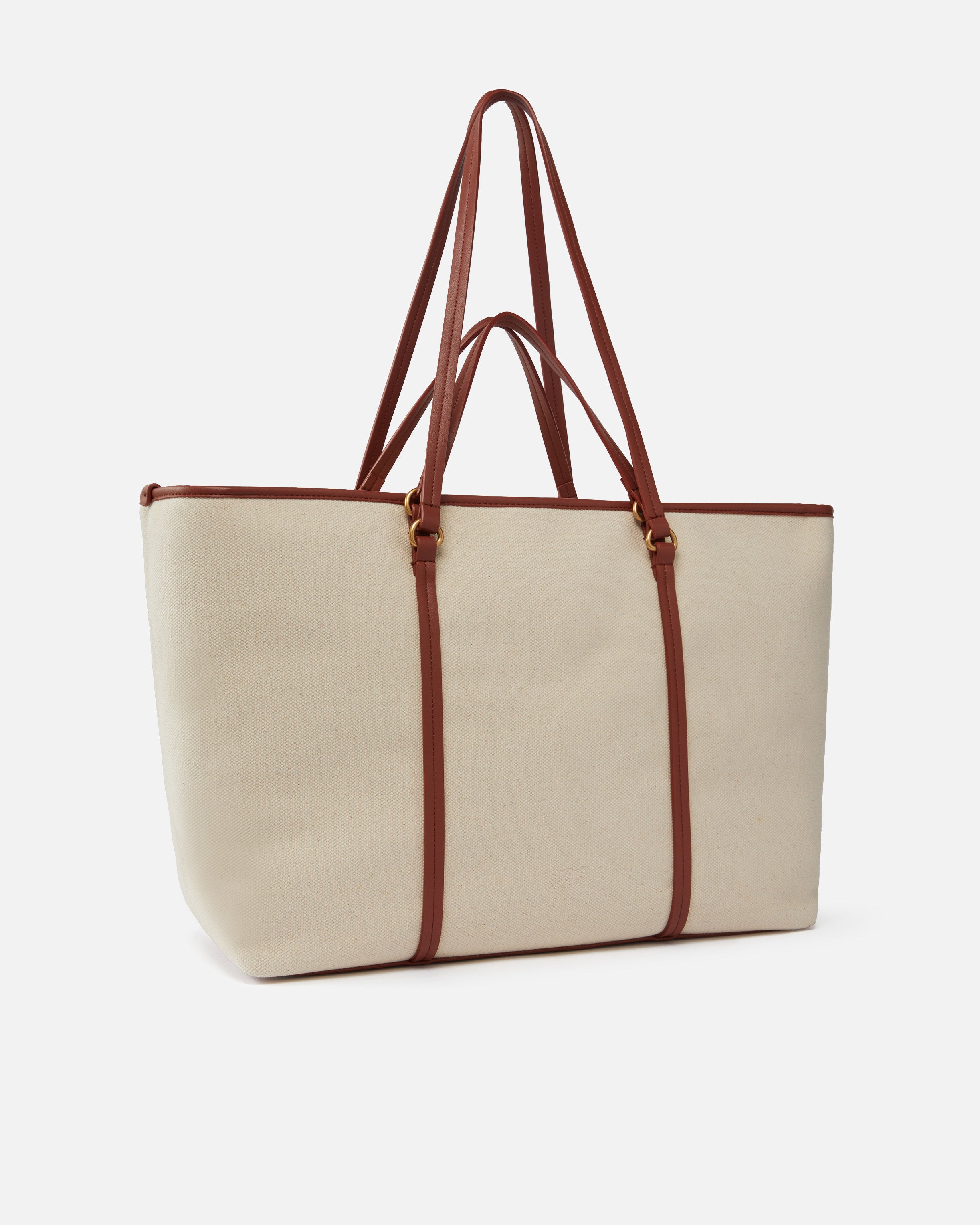 PINKO Shopper Miranda Extra-Beige Marrone