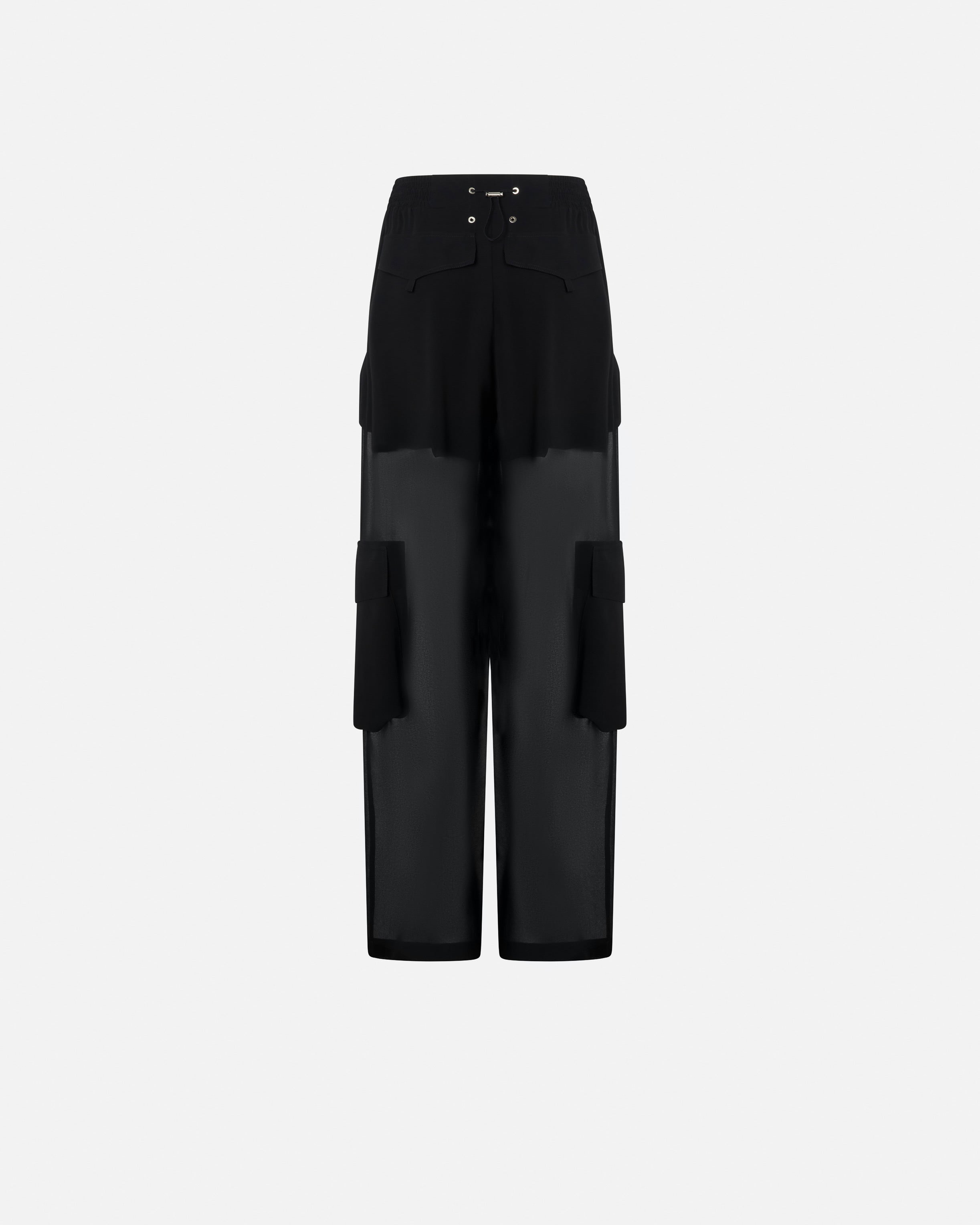 PINKO Pantaloni Sottocasa-Nero Limousine