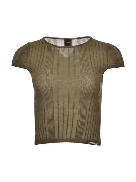 PINKO Maglia Tambora-Verde Militare