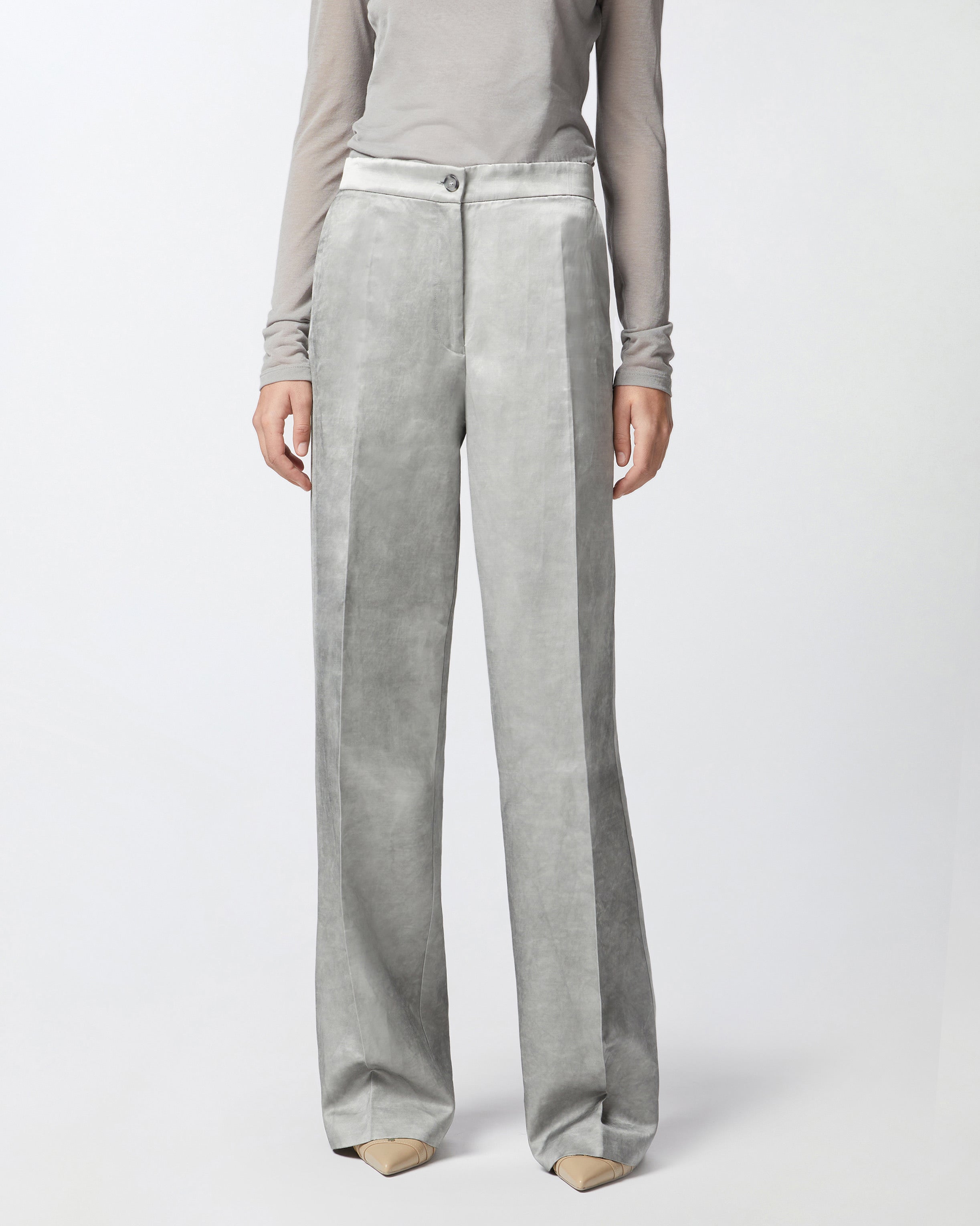 PINKO Pantalone Parlami-Grigio