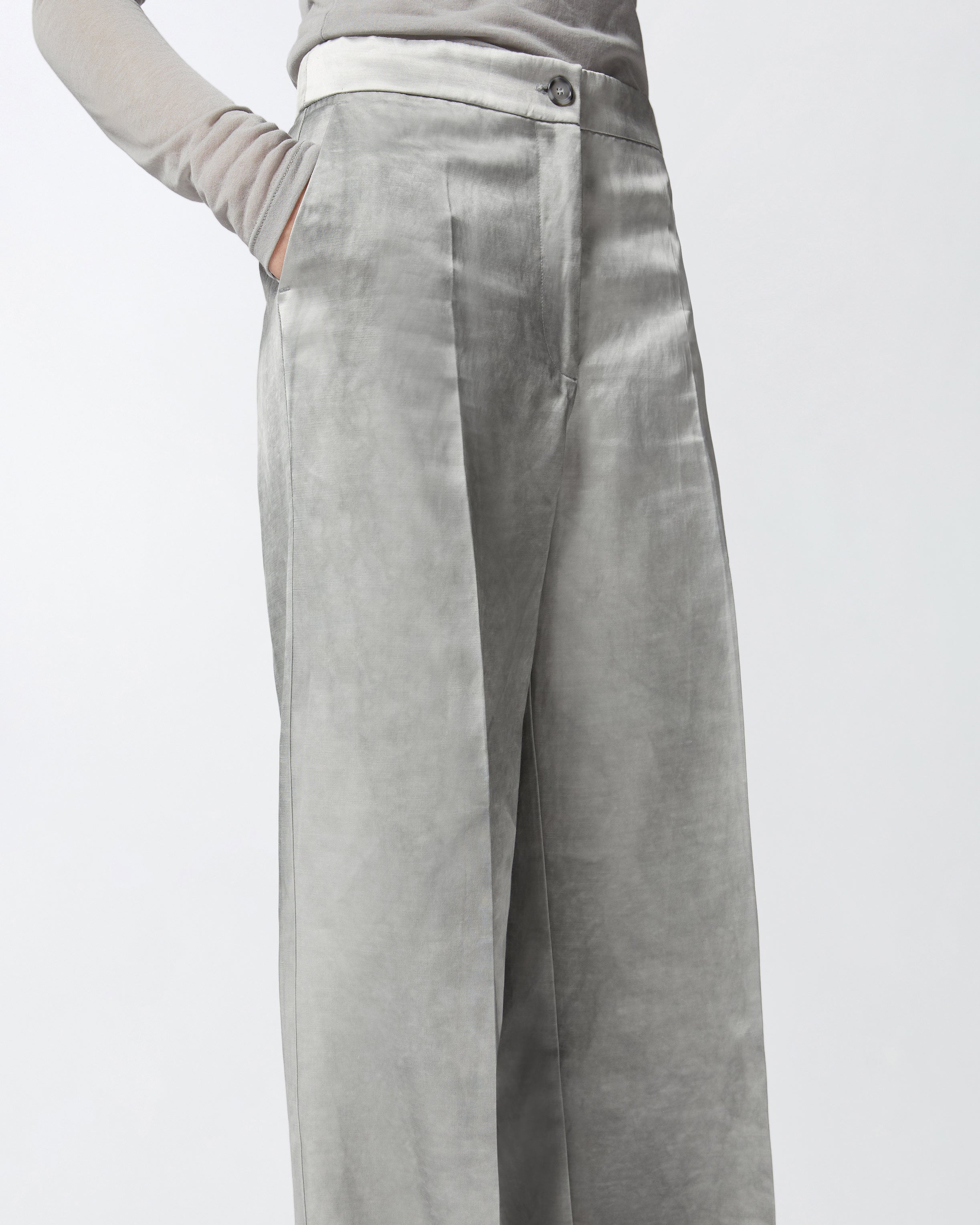 PINKO Pantalone Parlami-Grigio