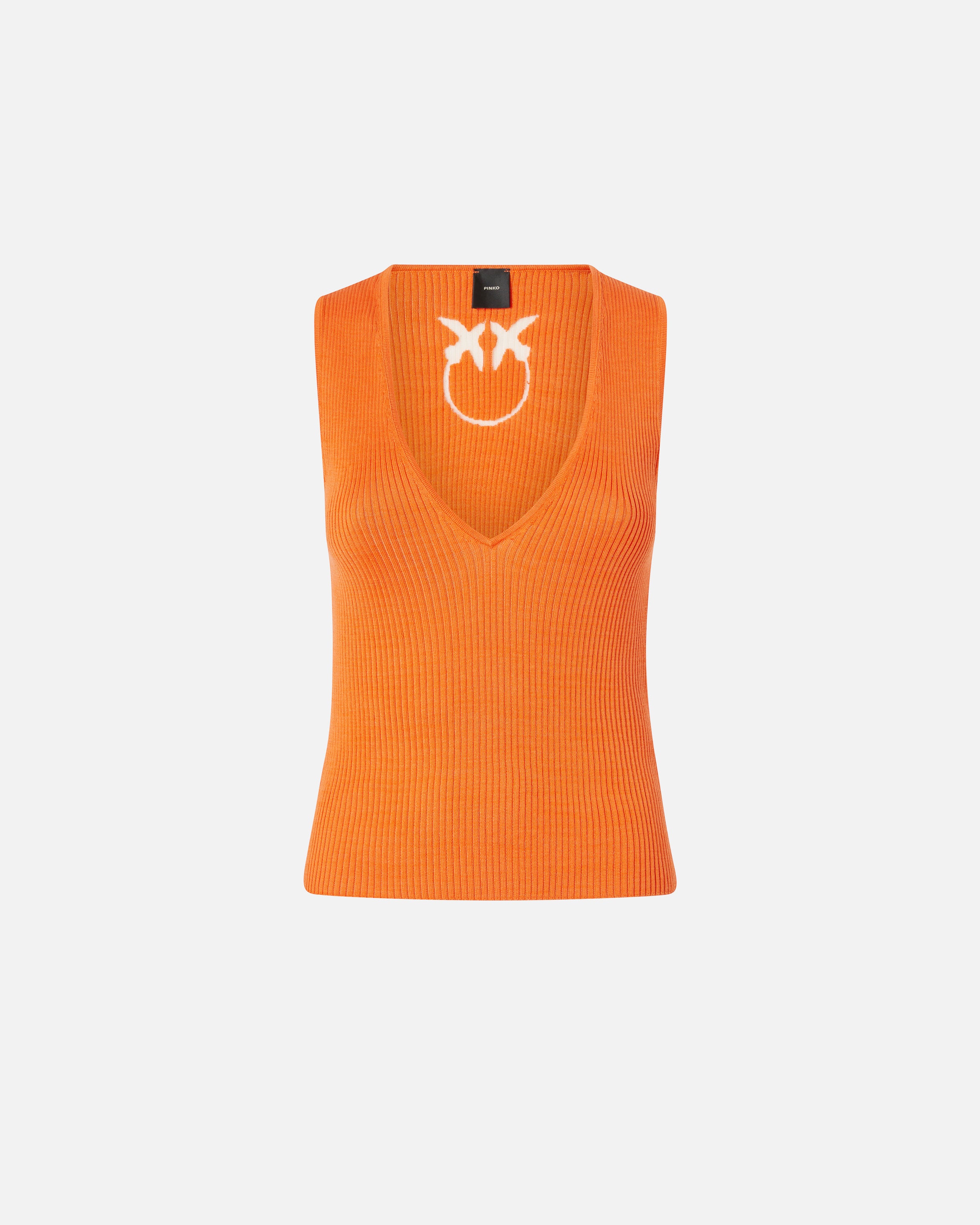 PINKO Top Agner Costine-Arancione