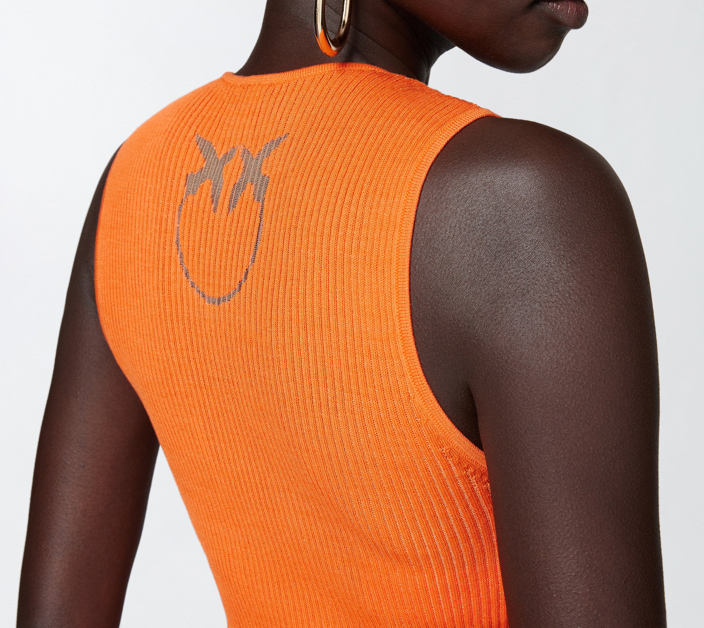 PINKO Top Agner Costine-Arancione