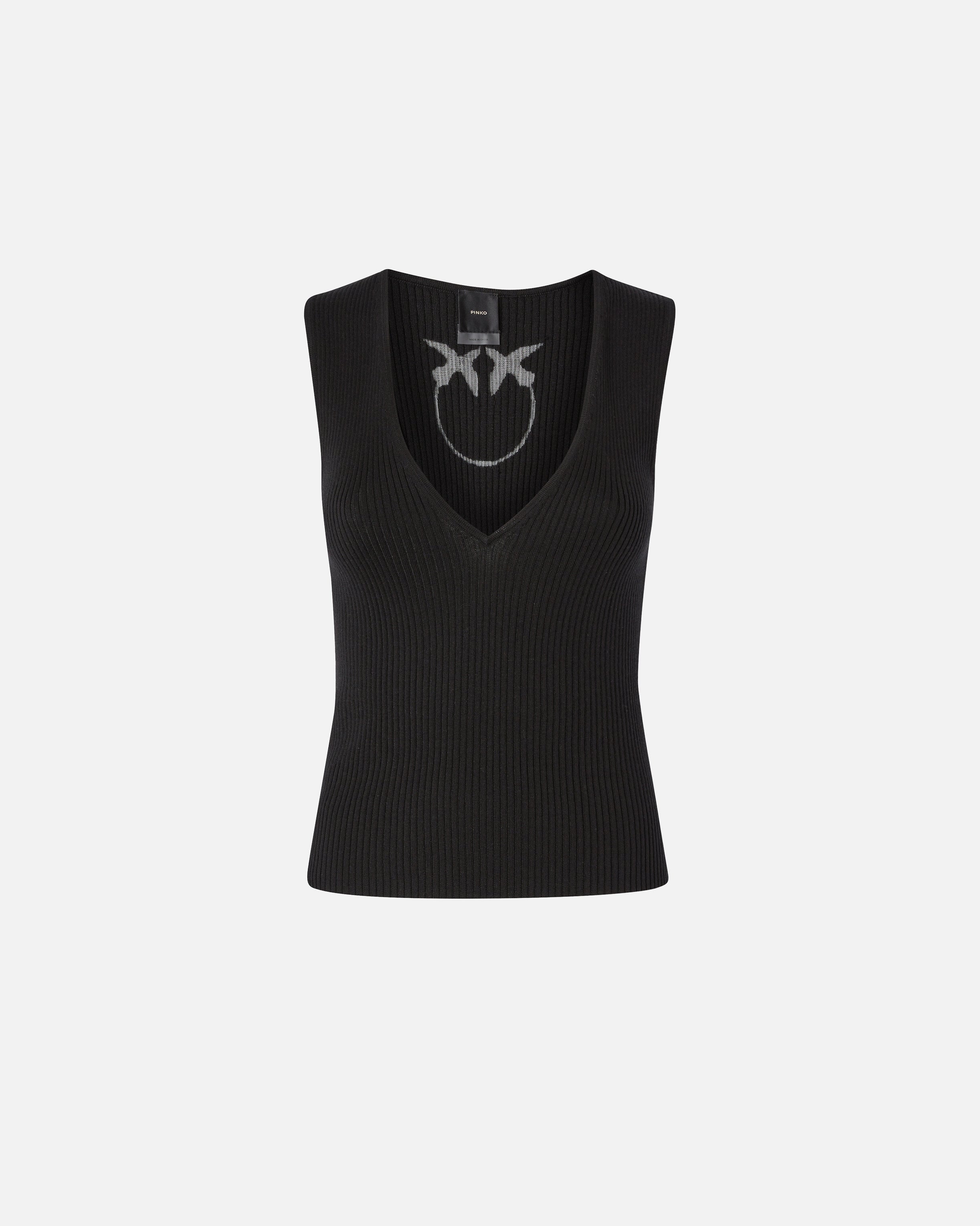 PINKO Top Agner Costine-Nero Limousine
