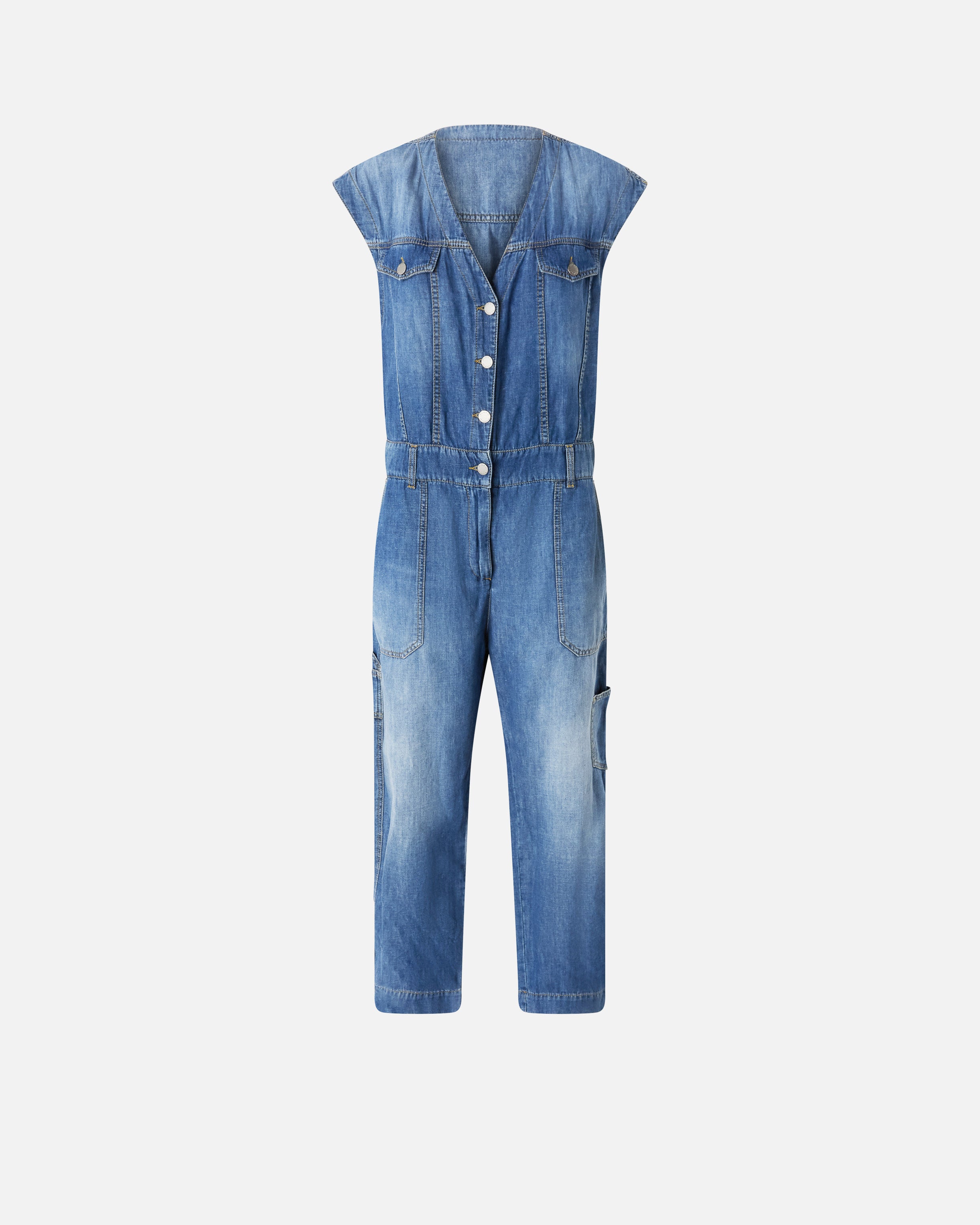 PINKO Tuta Tanzania Denim-Blu